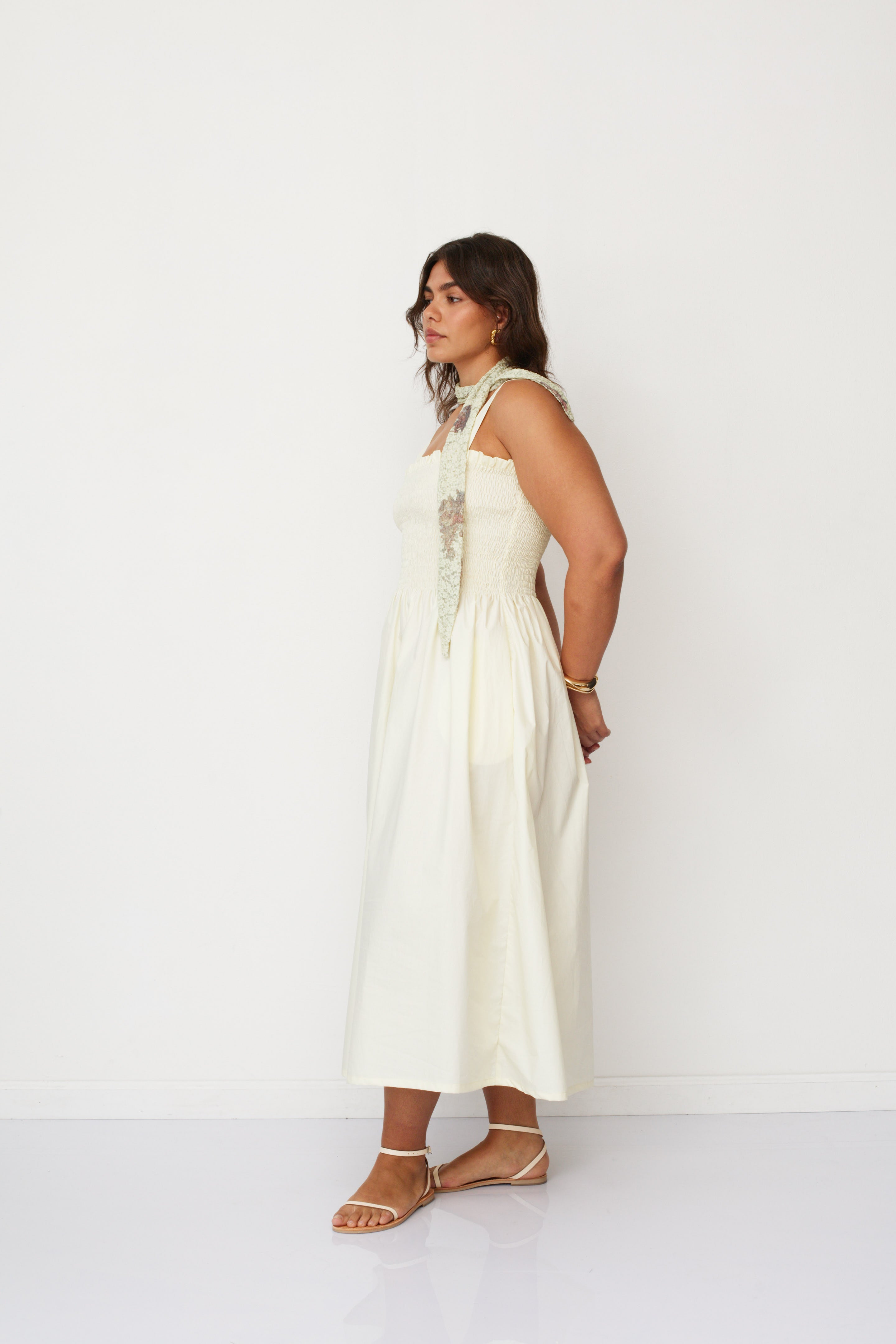 GAIA DRESS VANILLA