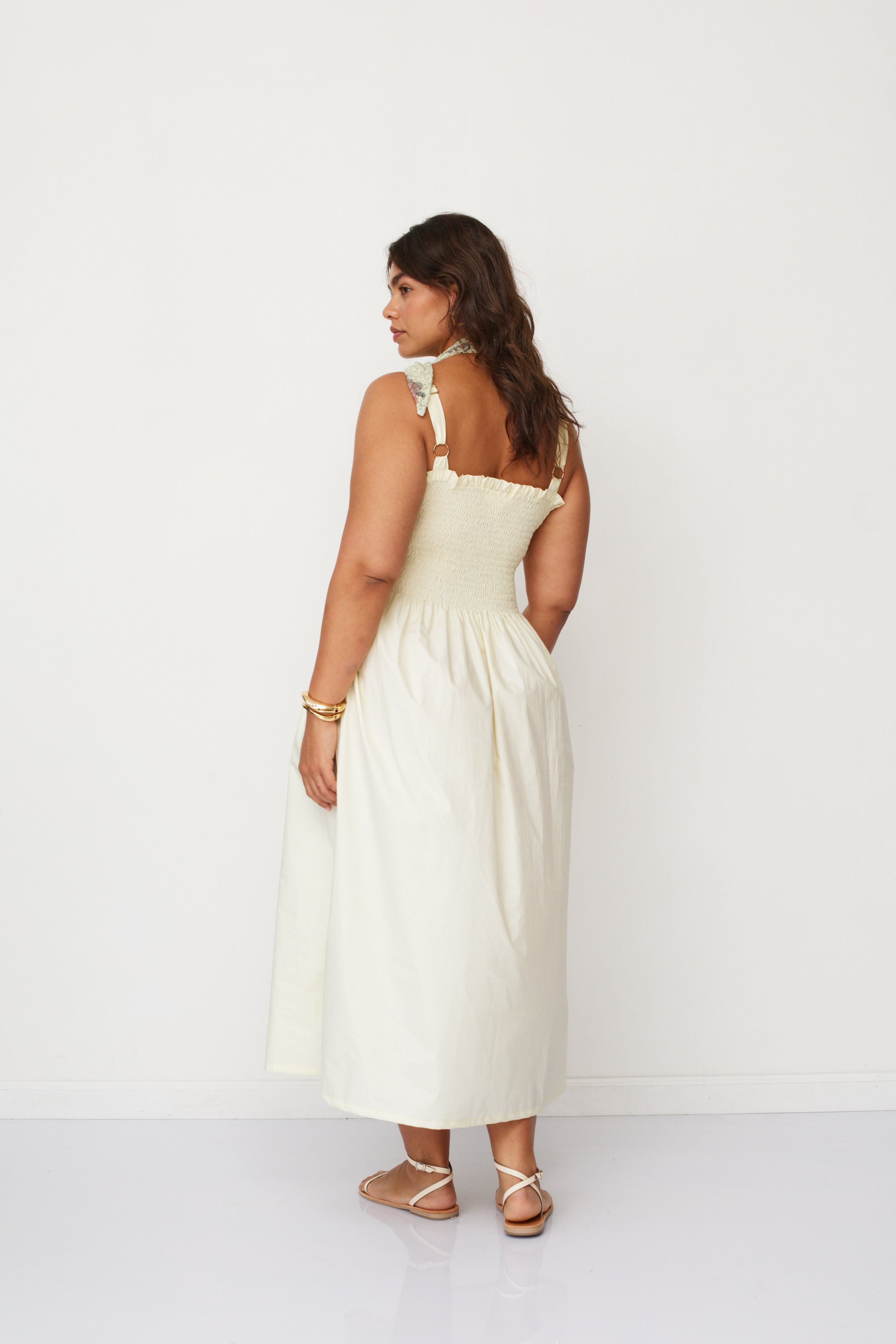 GAIA DRESS VANILLA