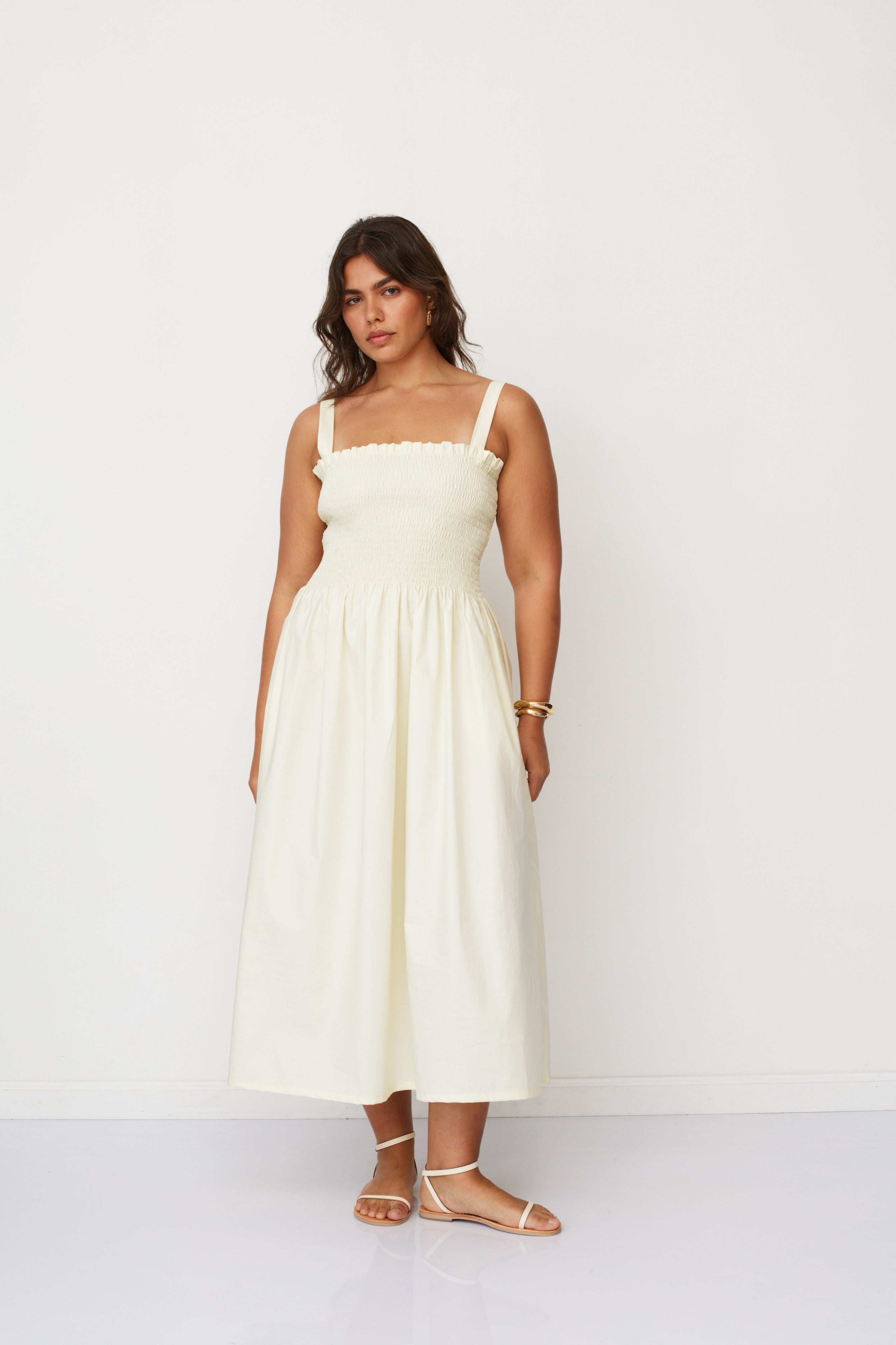 GAIA DRESS VANILLA