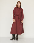 JENNY DRESS BORDEAUX