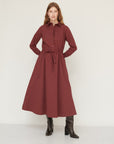 JENNY DRESS BORDEAUX