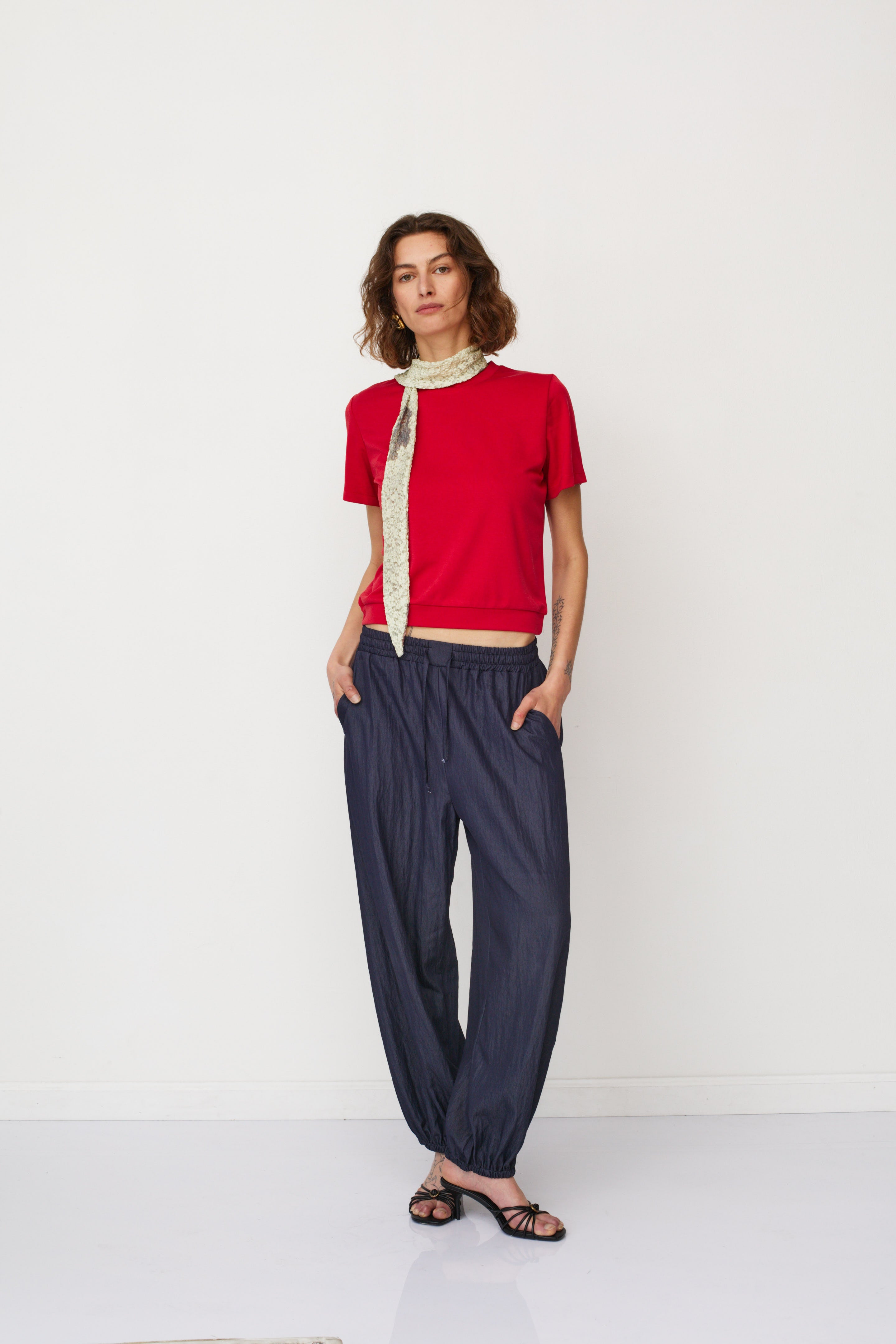 ADAM WOVEN PANTS NAVY