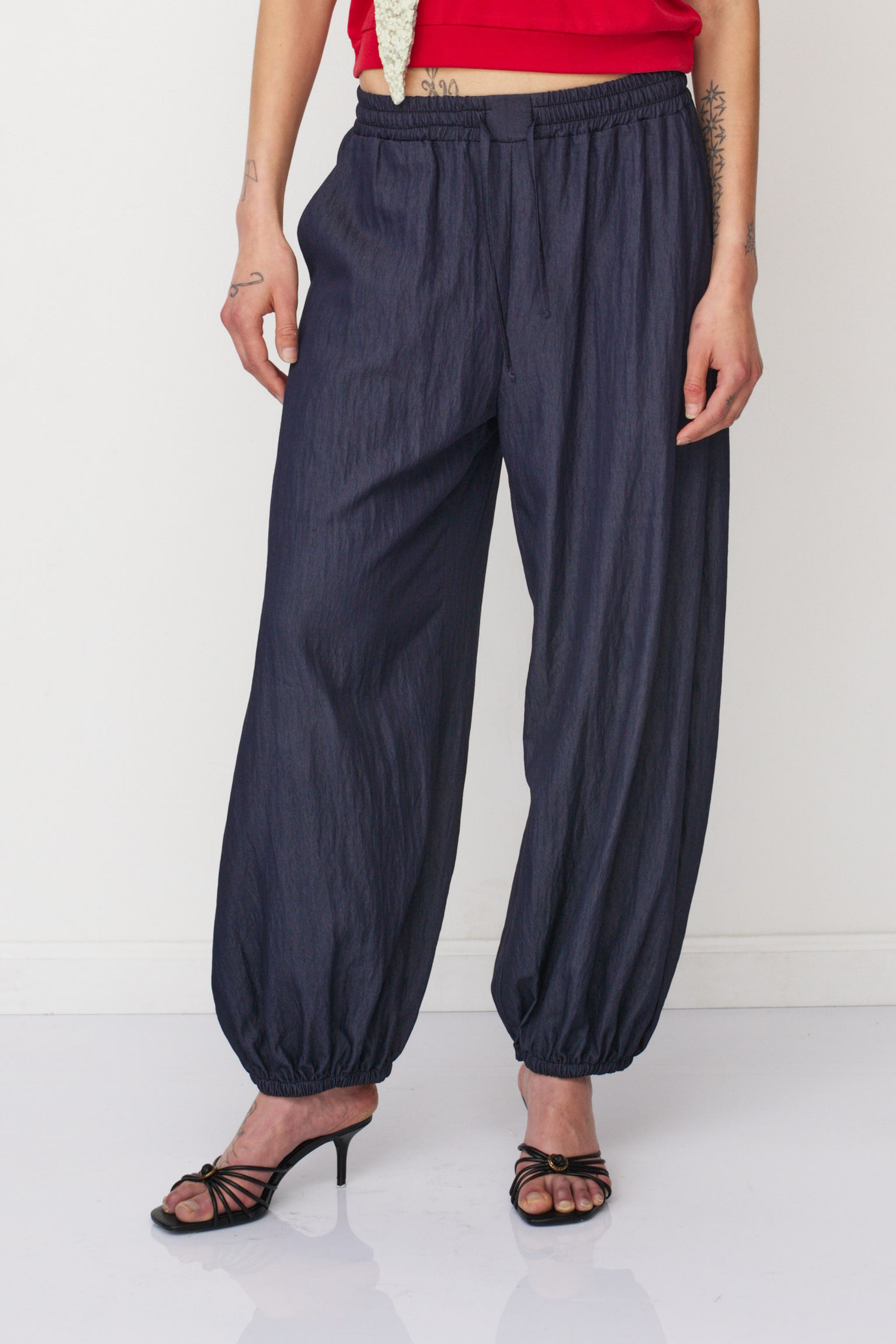 ADAM WOVEN PANTS NAVY