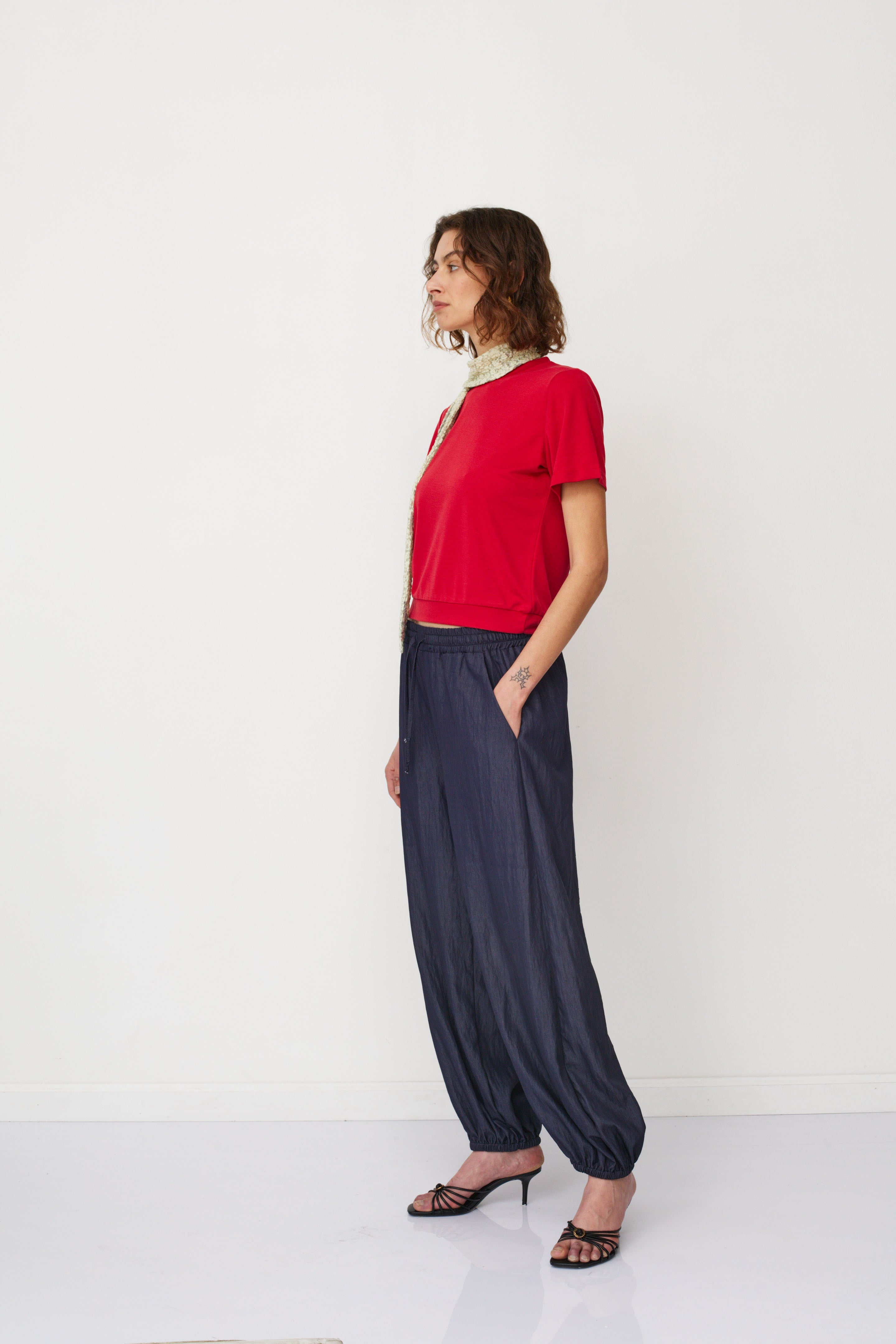 ADAM WOVEN PANTS NAVY