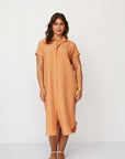 ZEUS SQ DRESS ORANGE