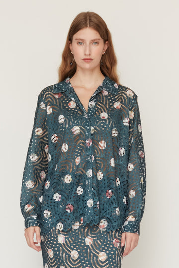 CRUELLA LACE BLOUSE PATROL