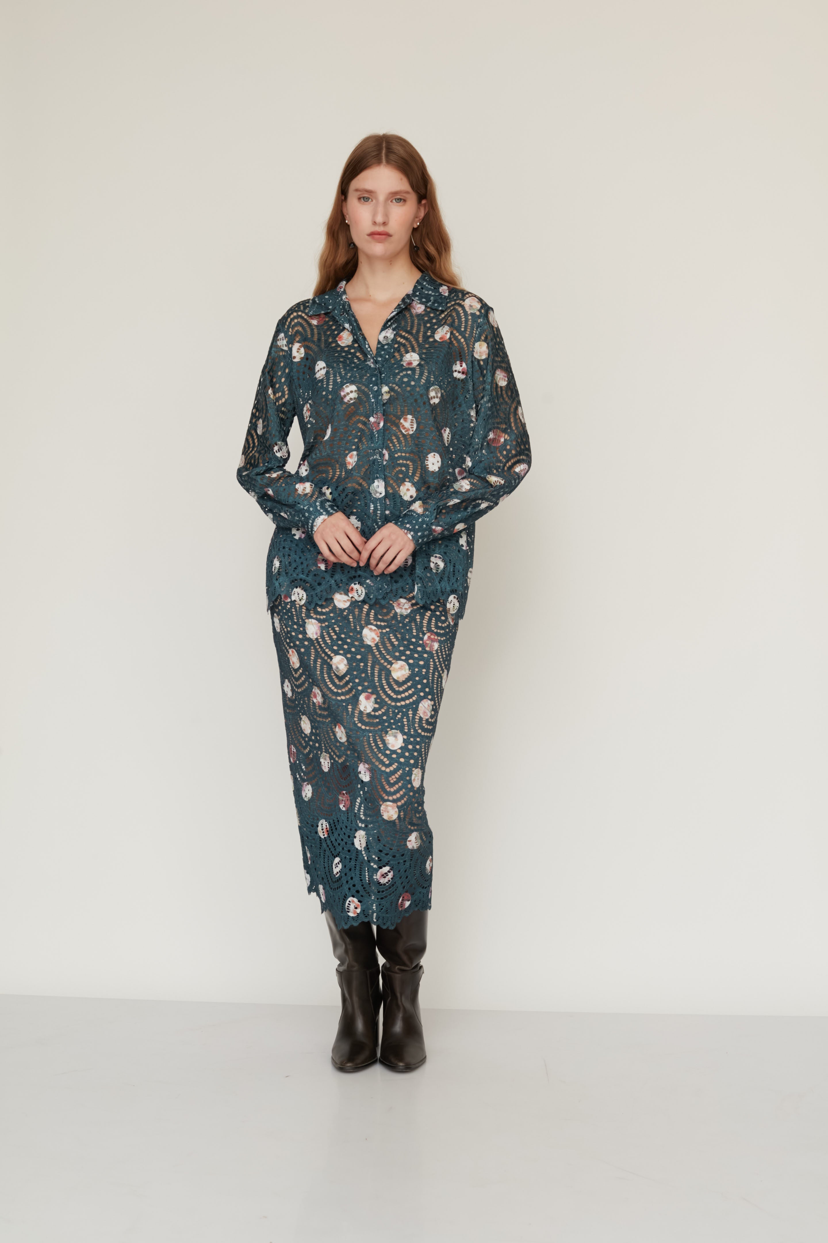 CRUELLA LACE BLOUSE PATROL