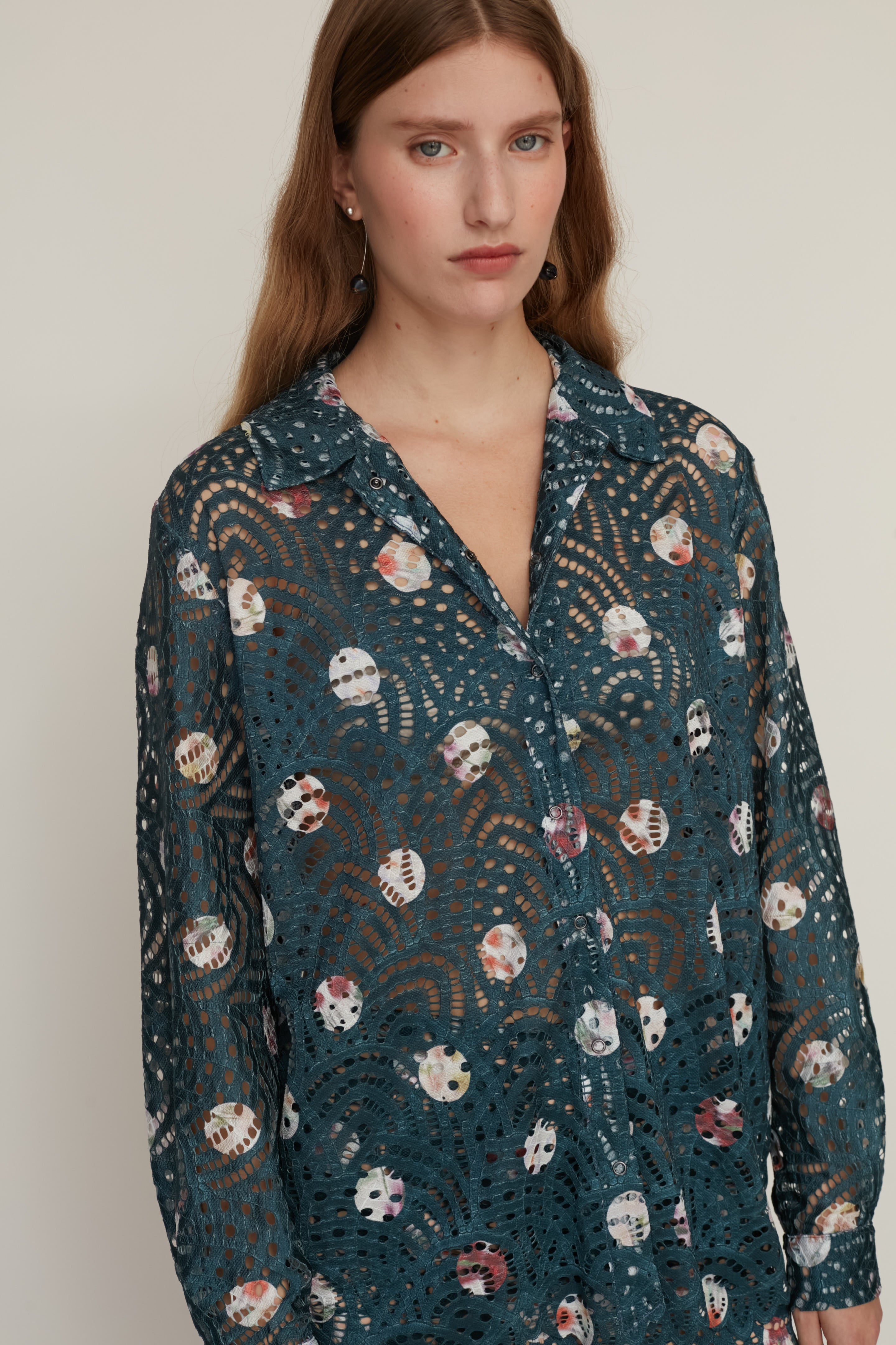 CRUELLA LACE BLOUSE PATROL