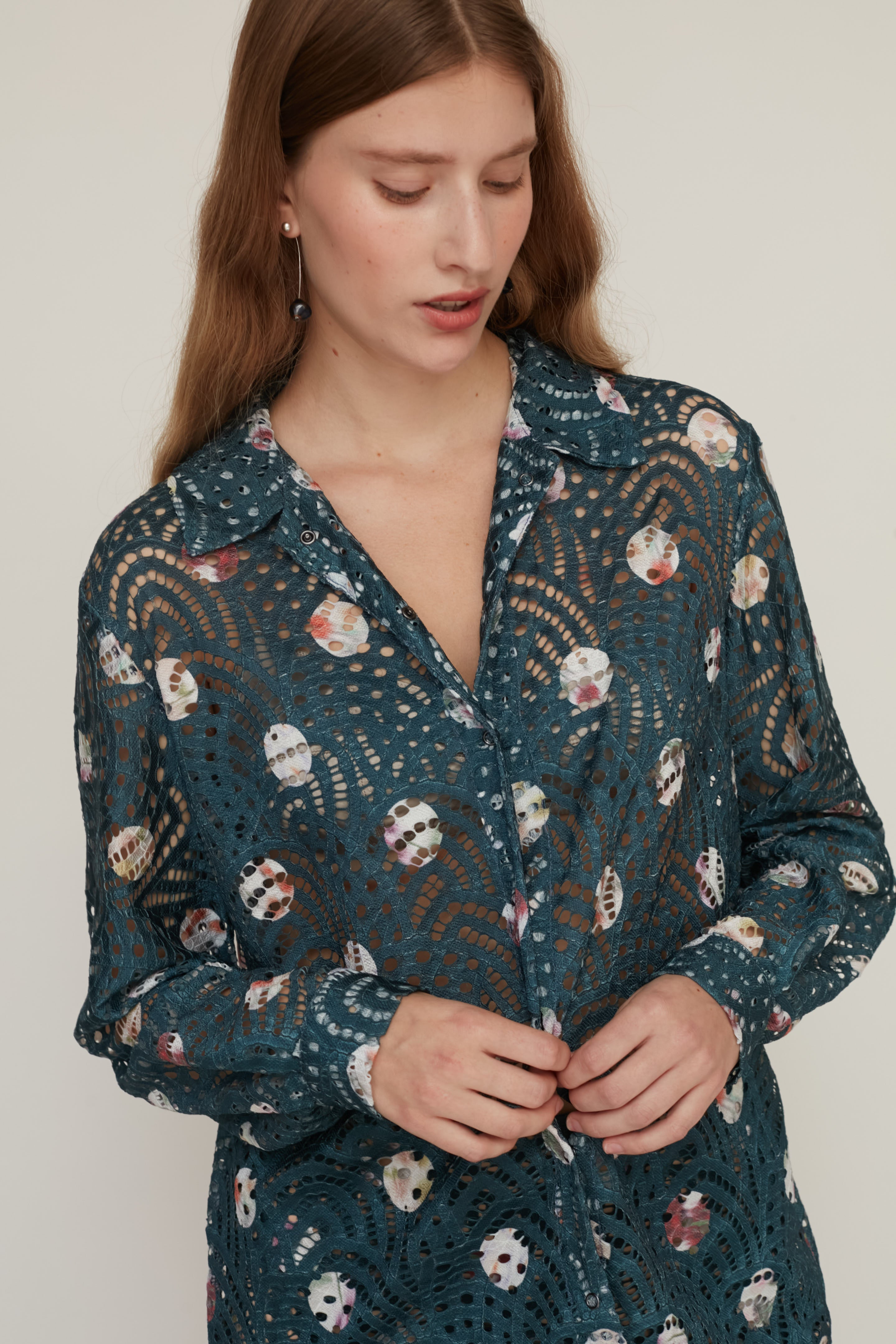 CRUELLA LACE BLOUSE PATROL