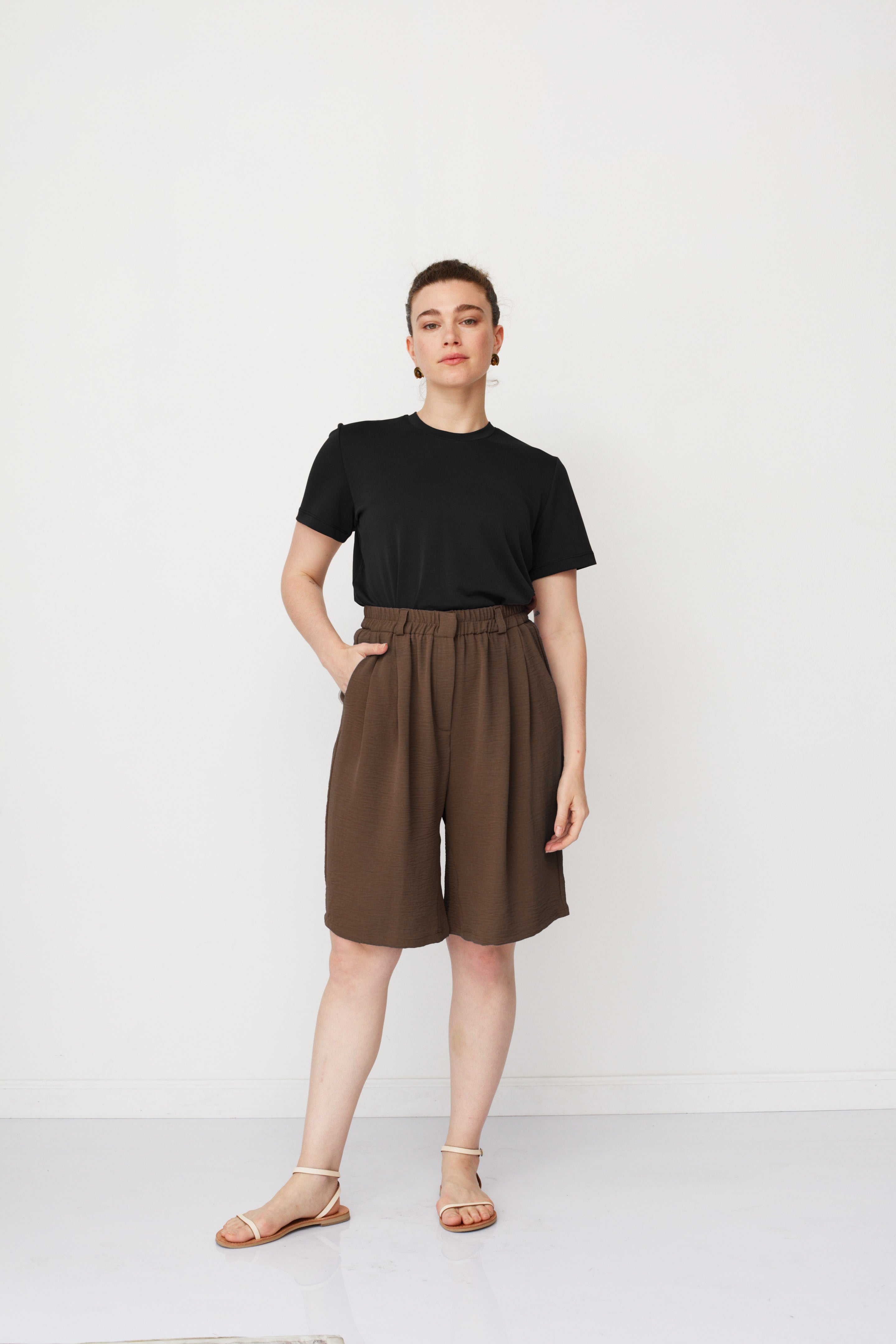 GOOD BERMUDA PANTS TAUPE