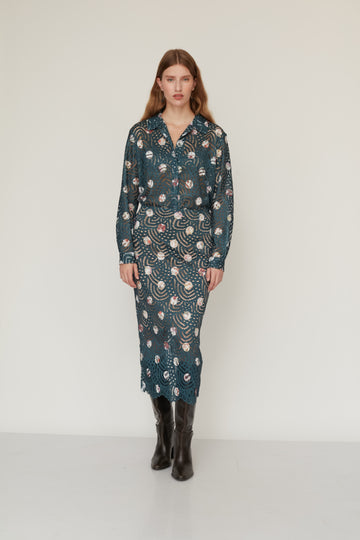 CRUELLA LACE SKIRT PATROL- MADE TO ORDER