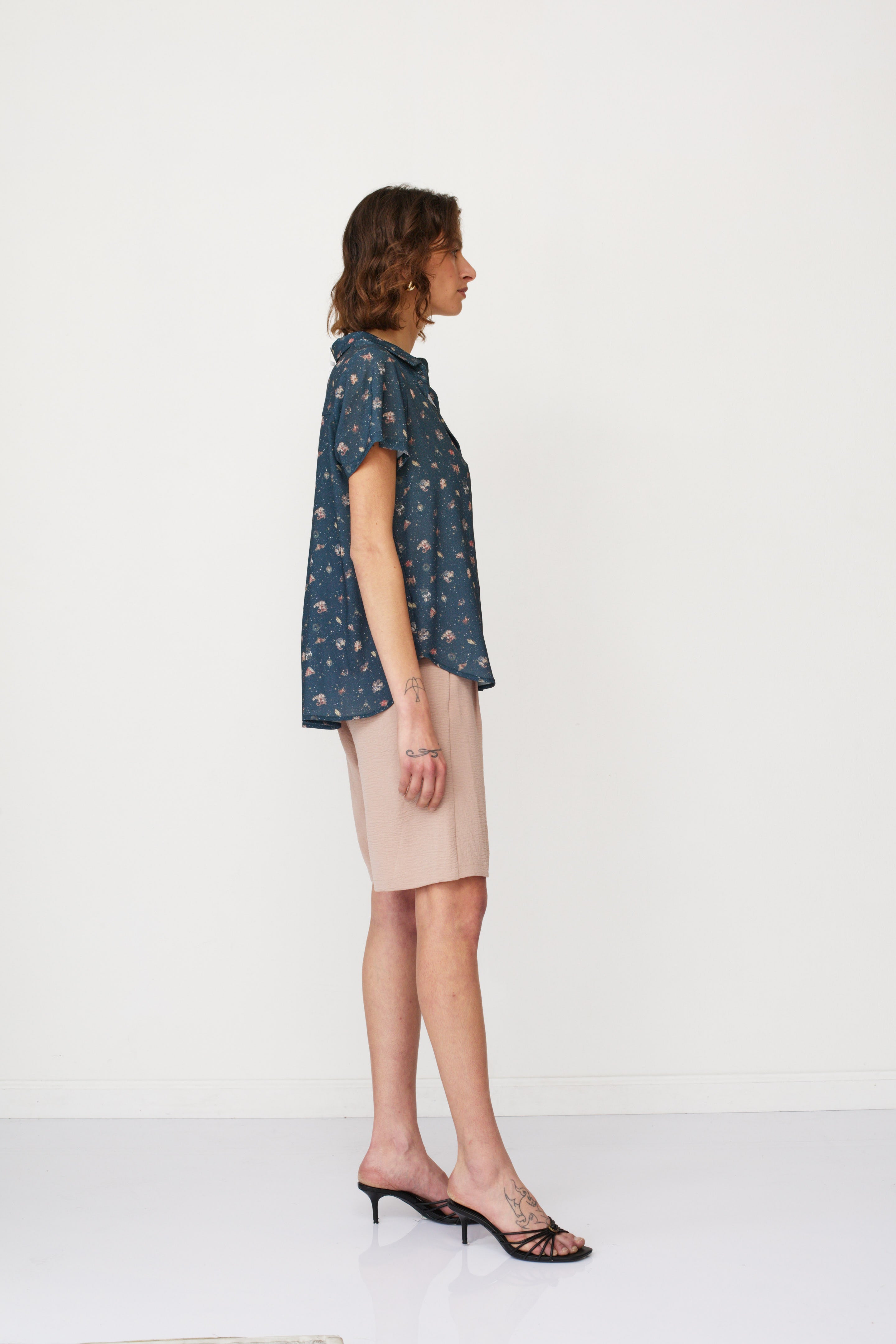 GOODIE PRINTED NAVY