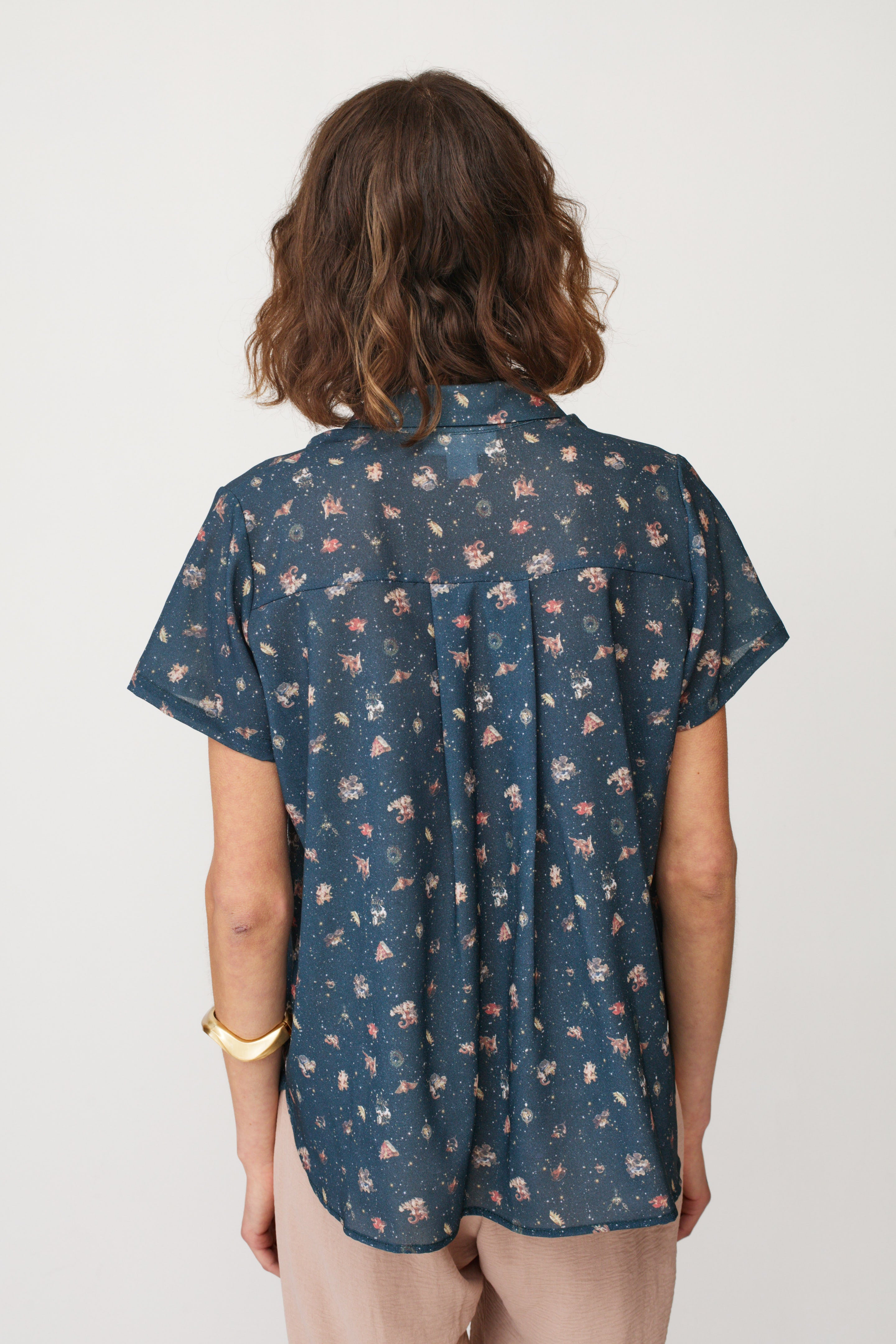 GOODIE PRINTED NAVY