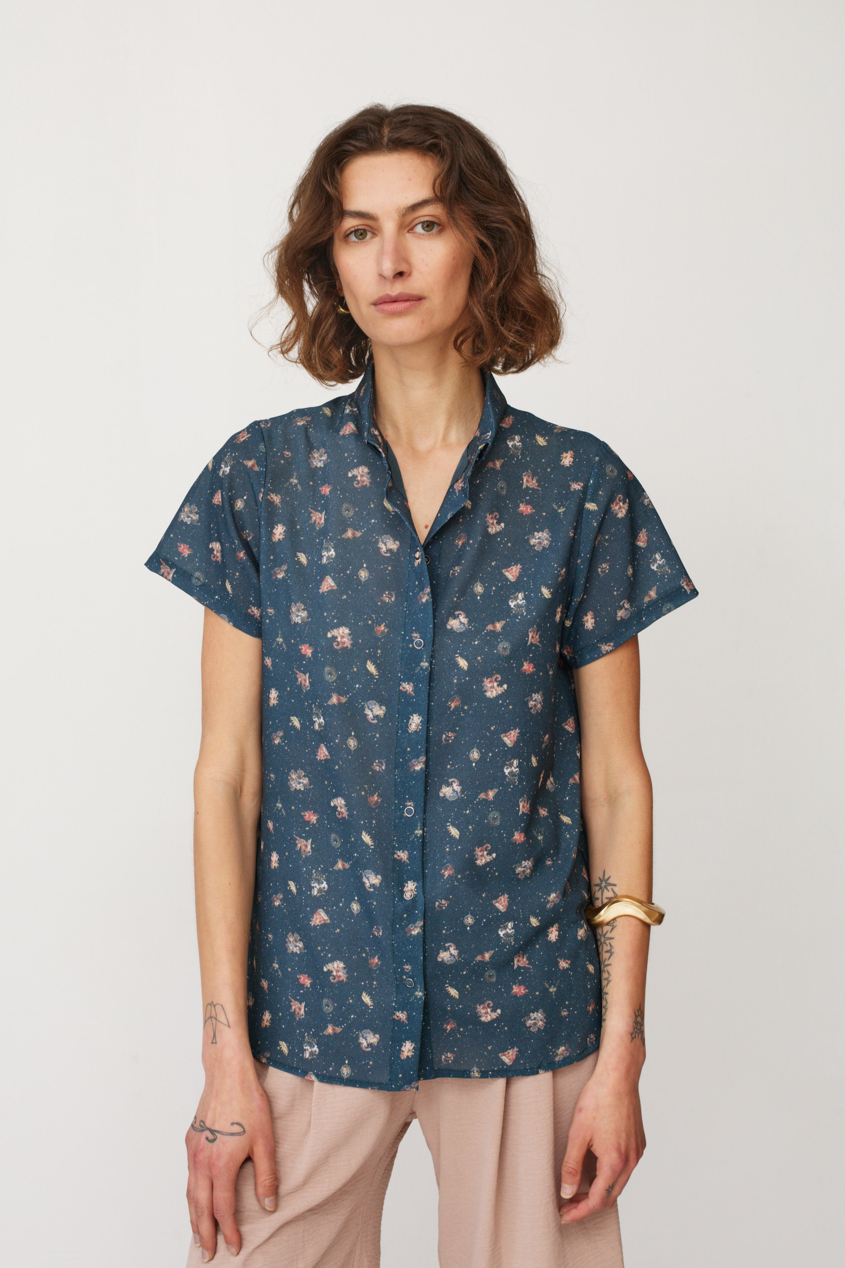 GOODIE PRINTED NAVY