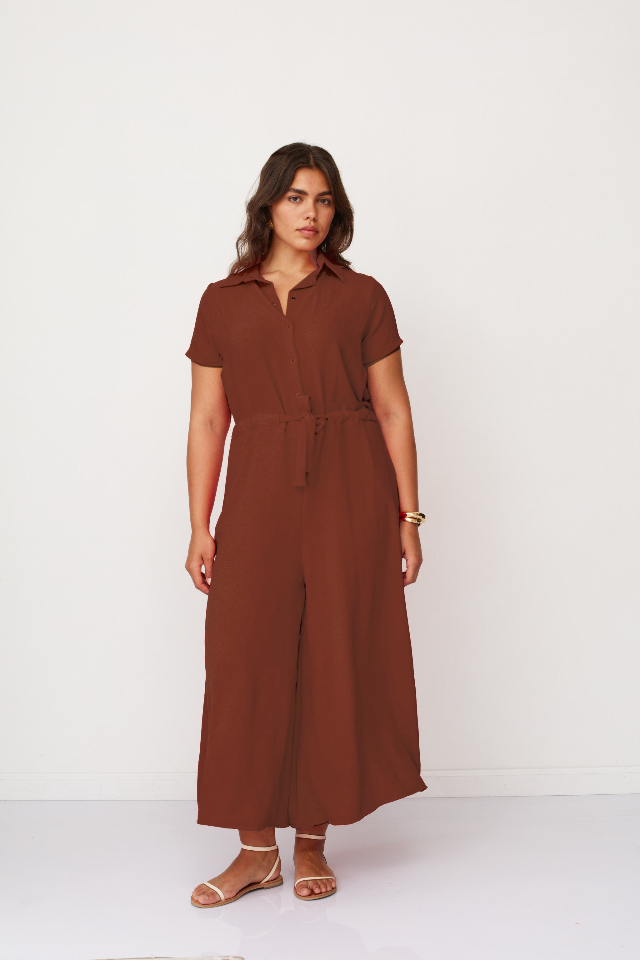 FOREVER JUMPSUIT BRICK