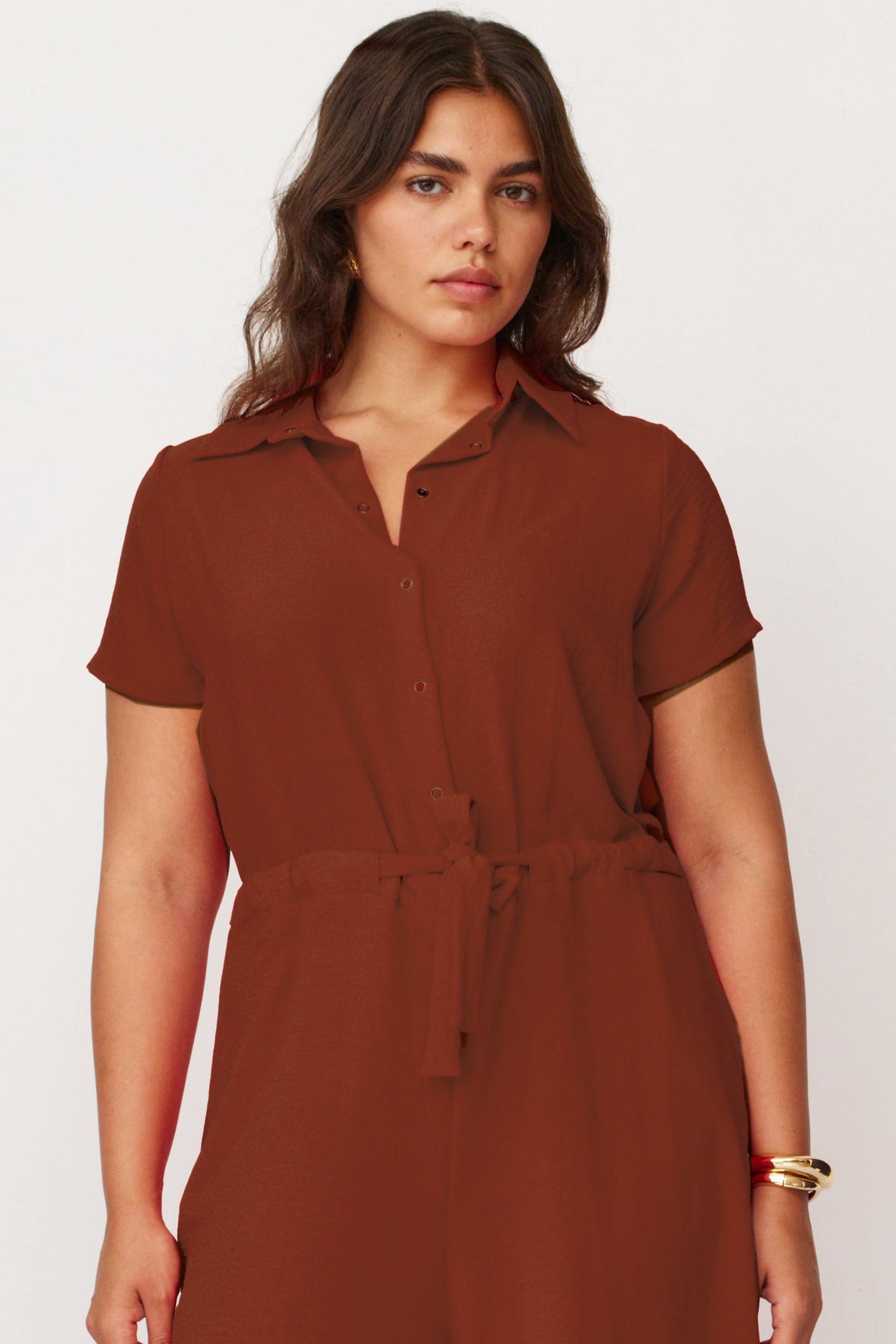 FOREVER JUMPSUIT BRICK