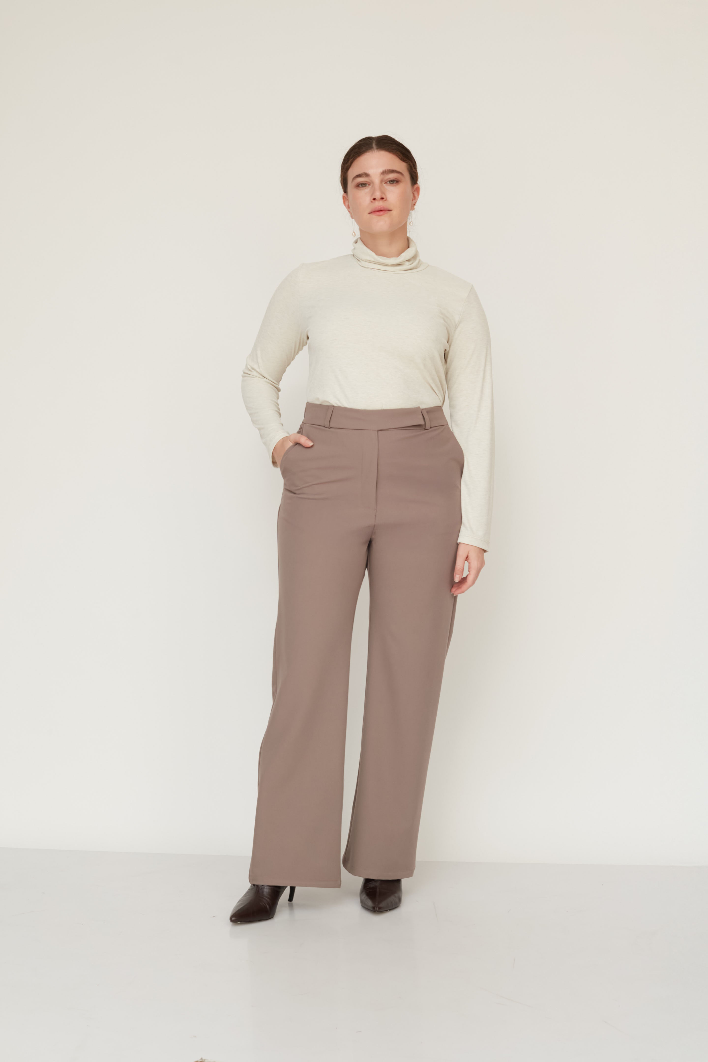 HOWL PANTS WARM GREY