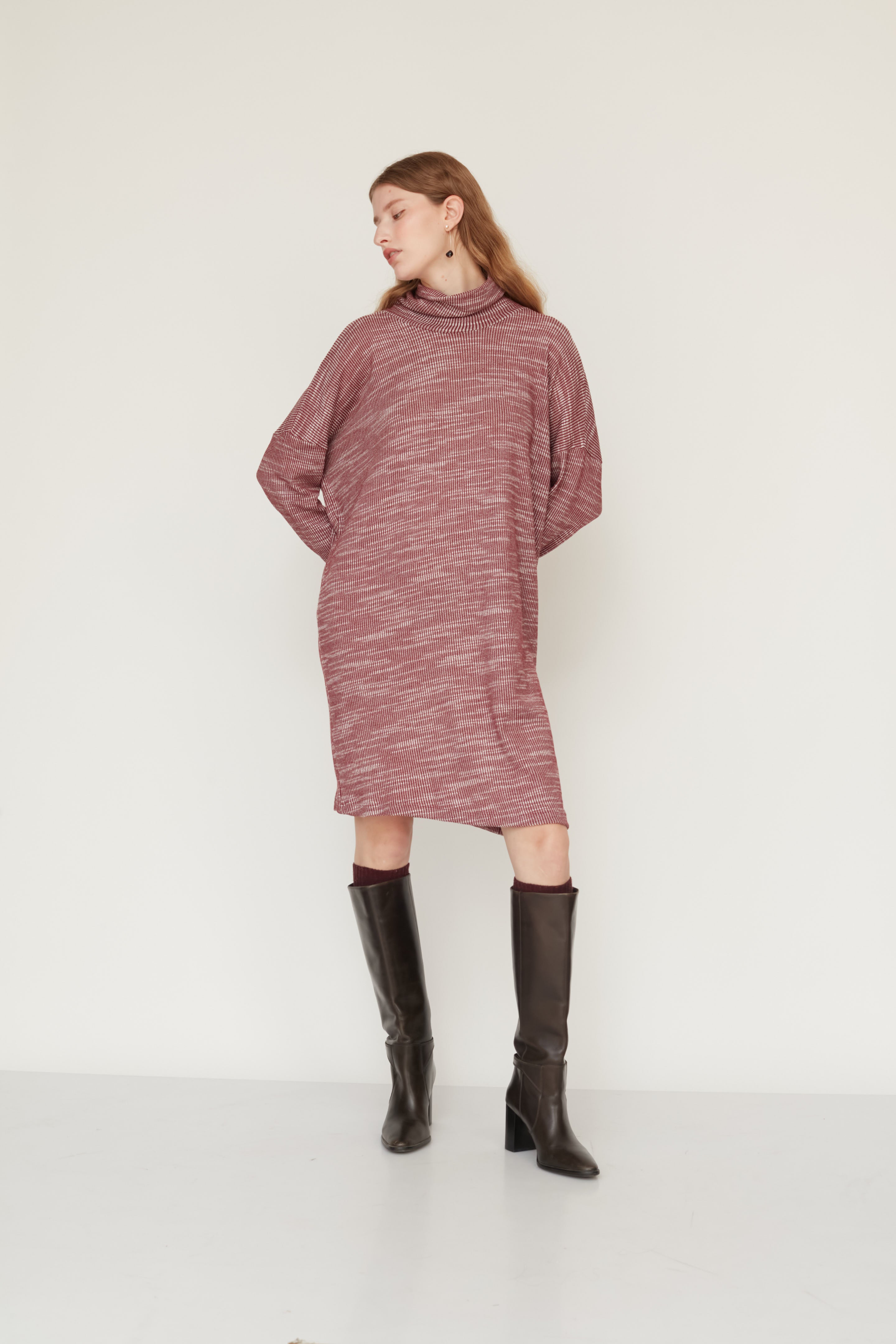 FREE SQ DRESS BORDEAUX