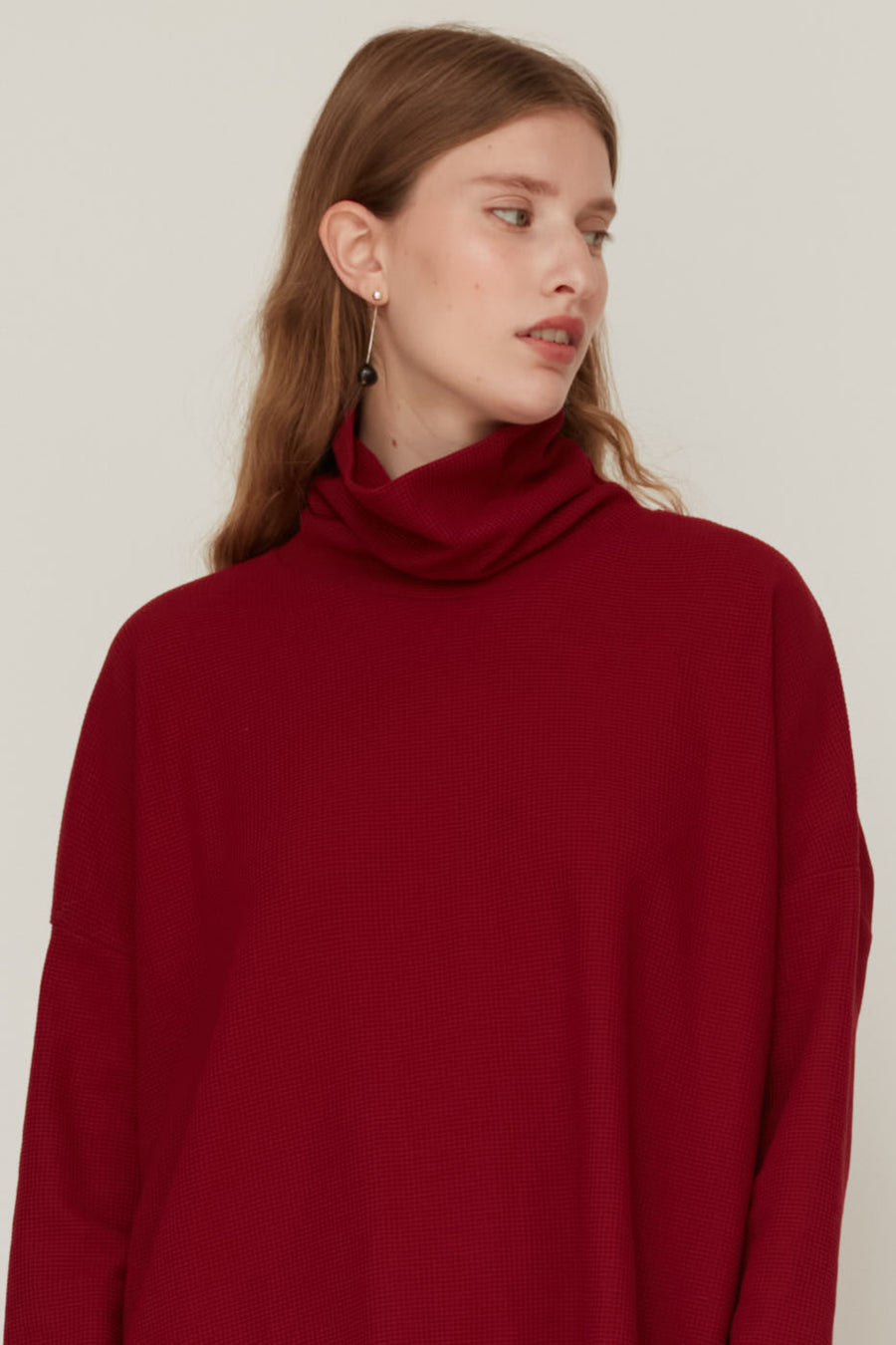 שמלת LOOSE בורדו