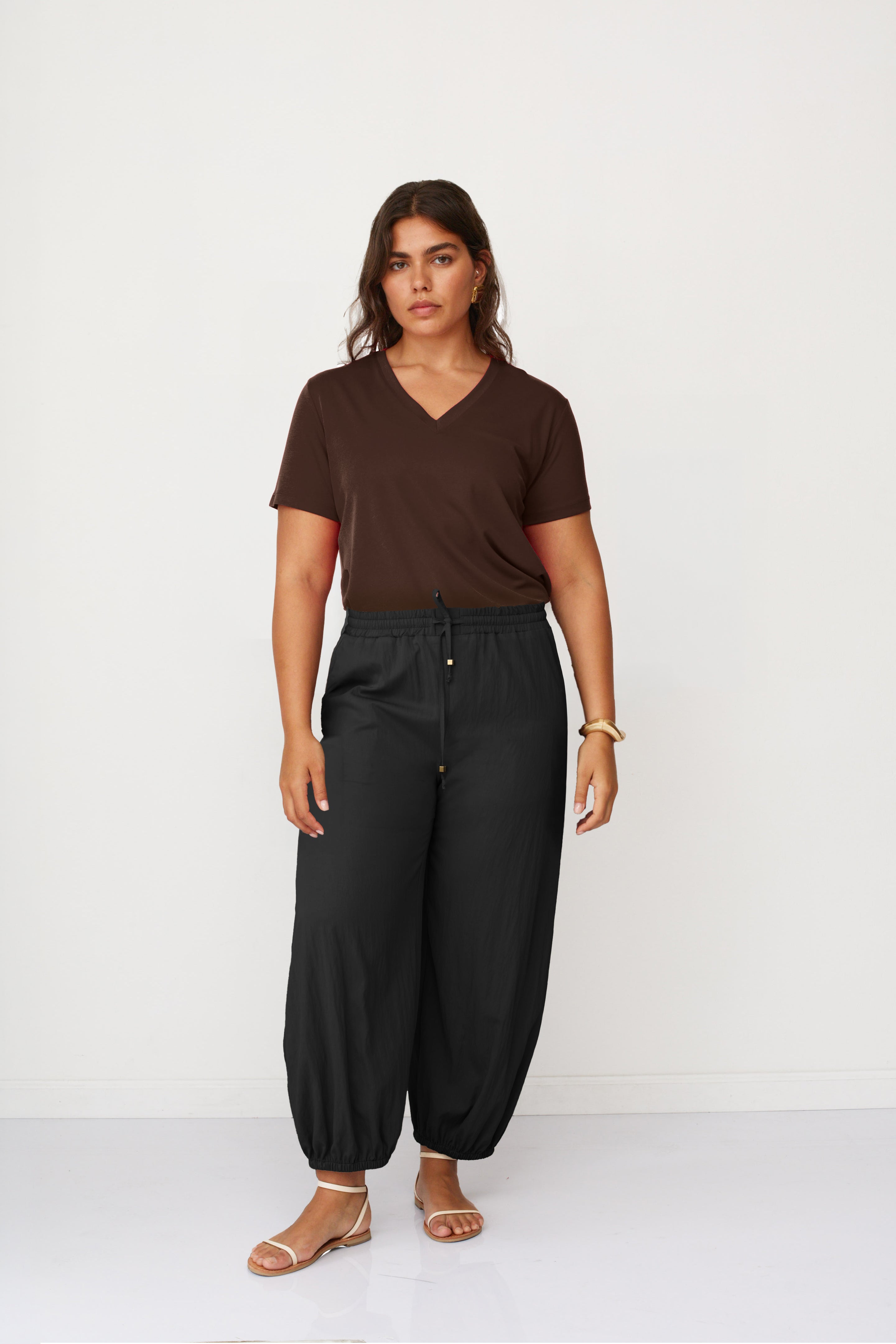 ADAM WOVEN PANTS BLACK