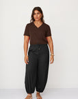 ADAM WOVEN PANTS BLACK