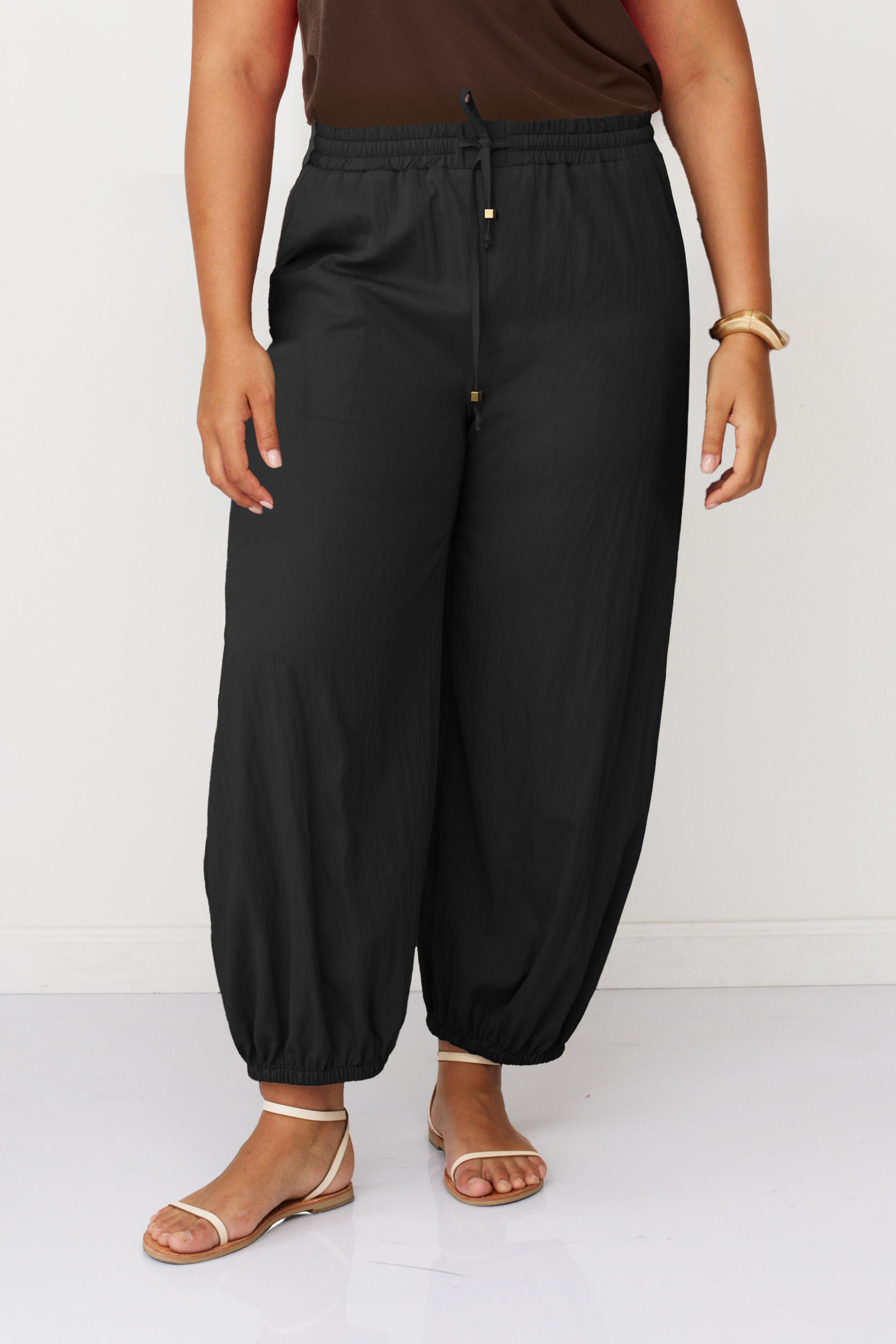 ADAM WOVEN PANTS BLACK