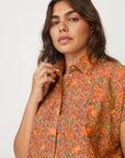 HOLI PTINTED SHIRT RED