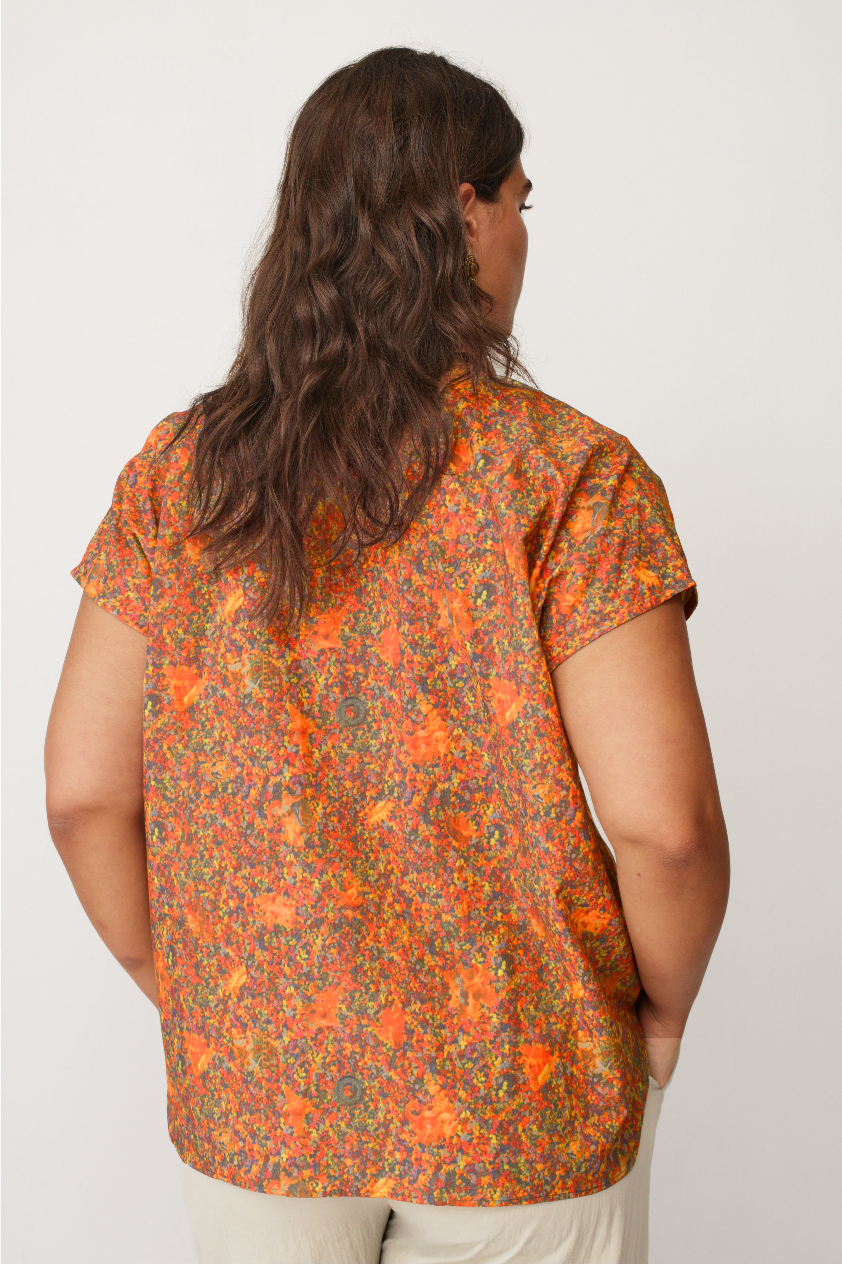 HOLI PTINTED SHIRT RED