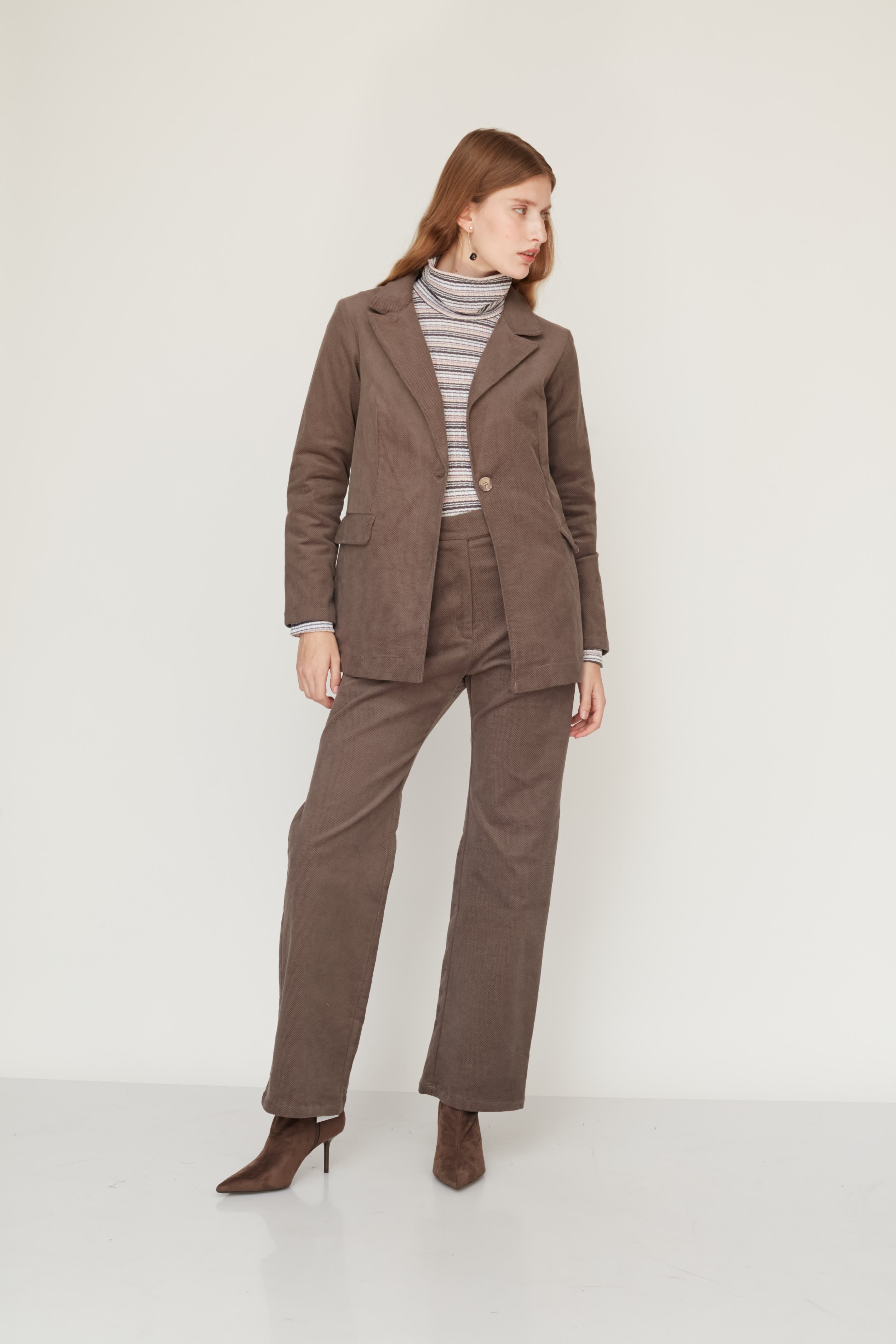 HOWL VELVET JACKET WARM GREY