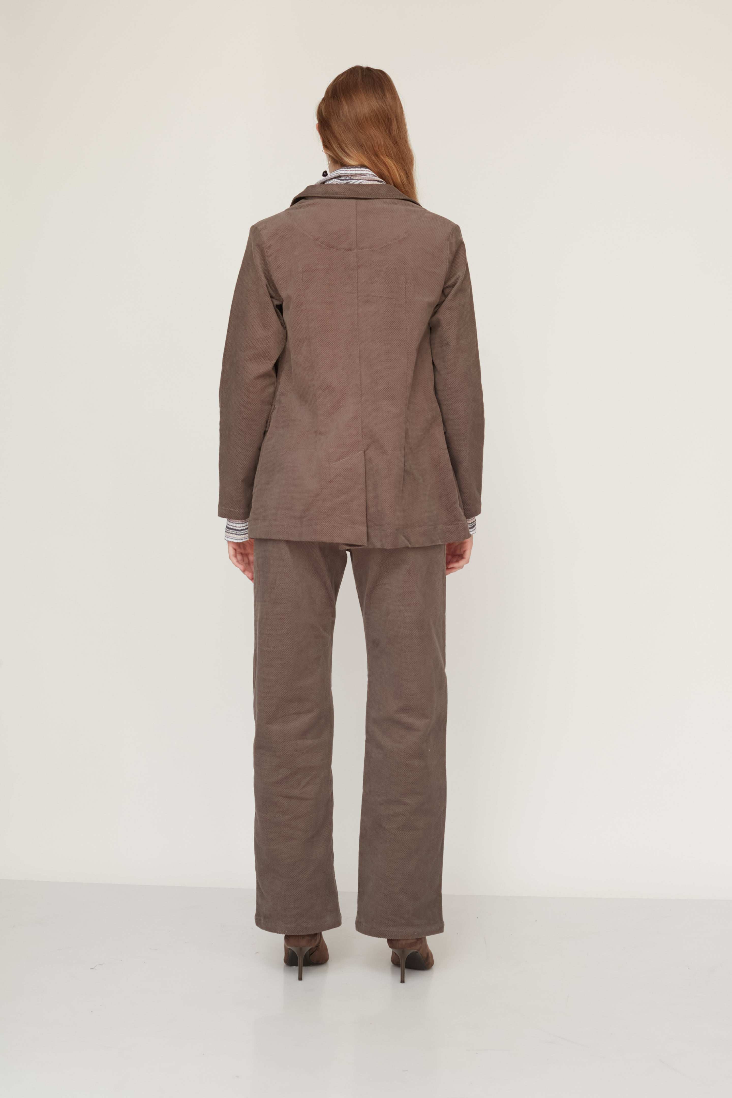 HOWL VELVET JACKET WARM GREY