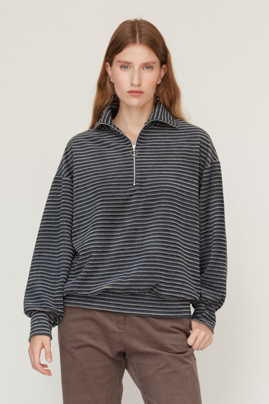 RABBIT POLO TOP BLUE