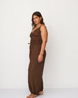 ADAM PANTS DARK BROWN