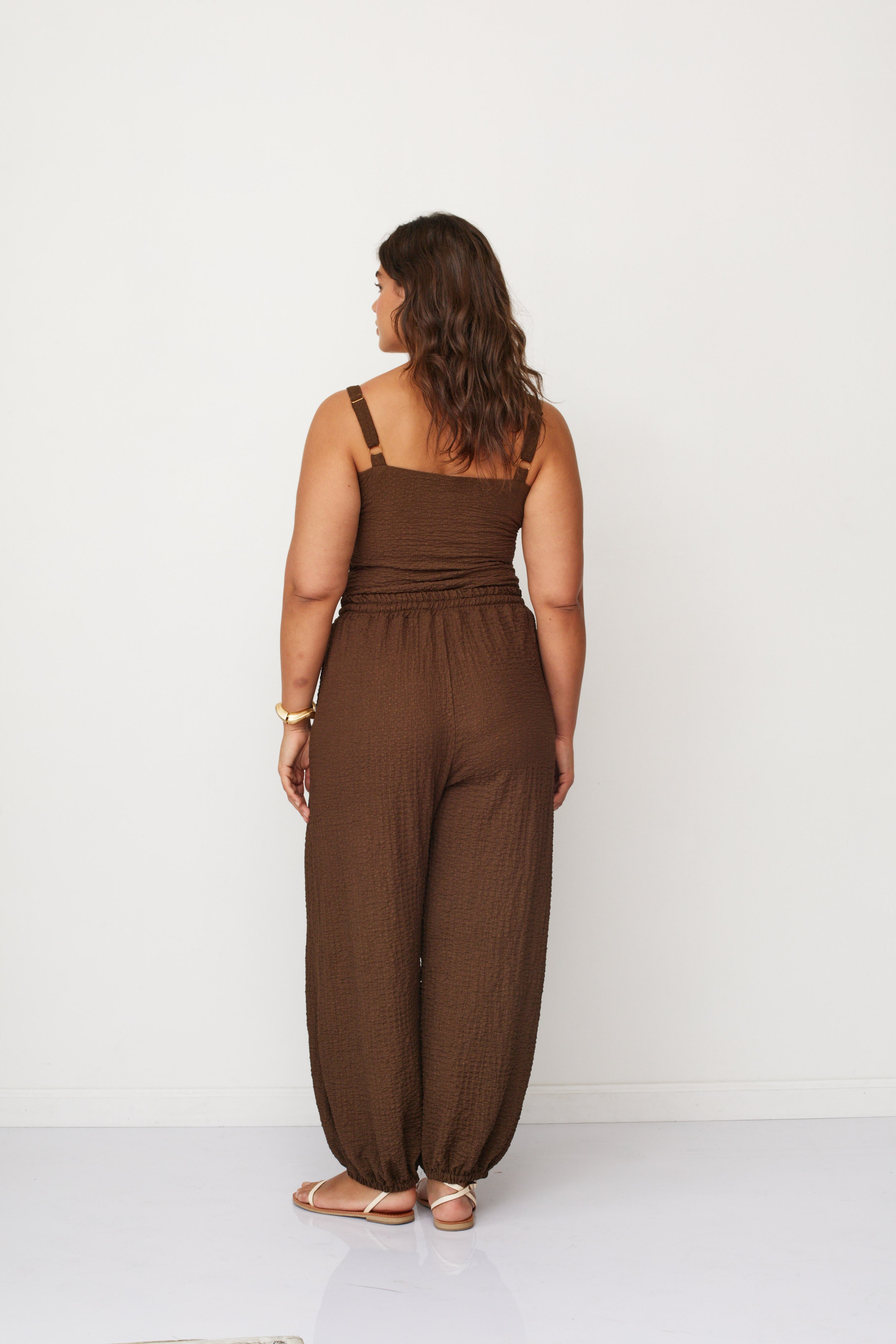 ADAM PANTS DARK BROWN
