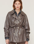 MACHINE TRENCH COAT GREY