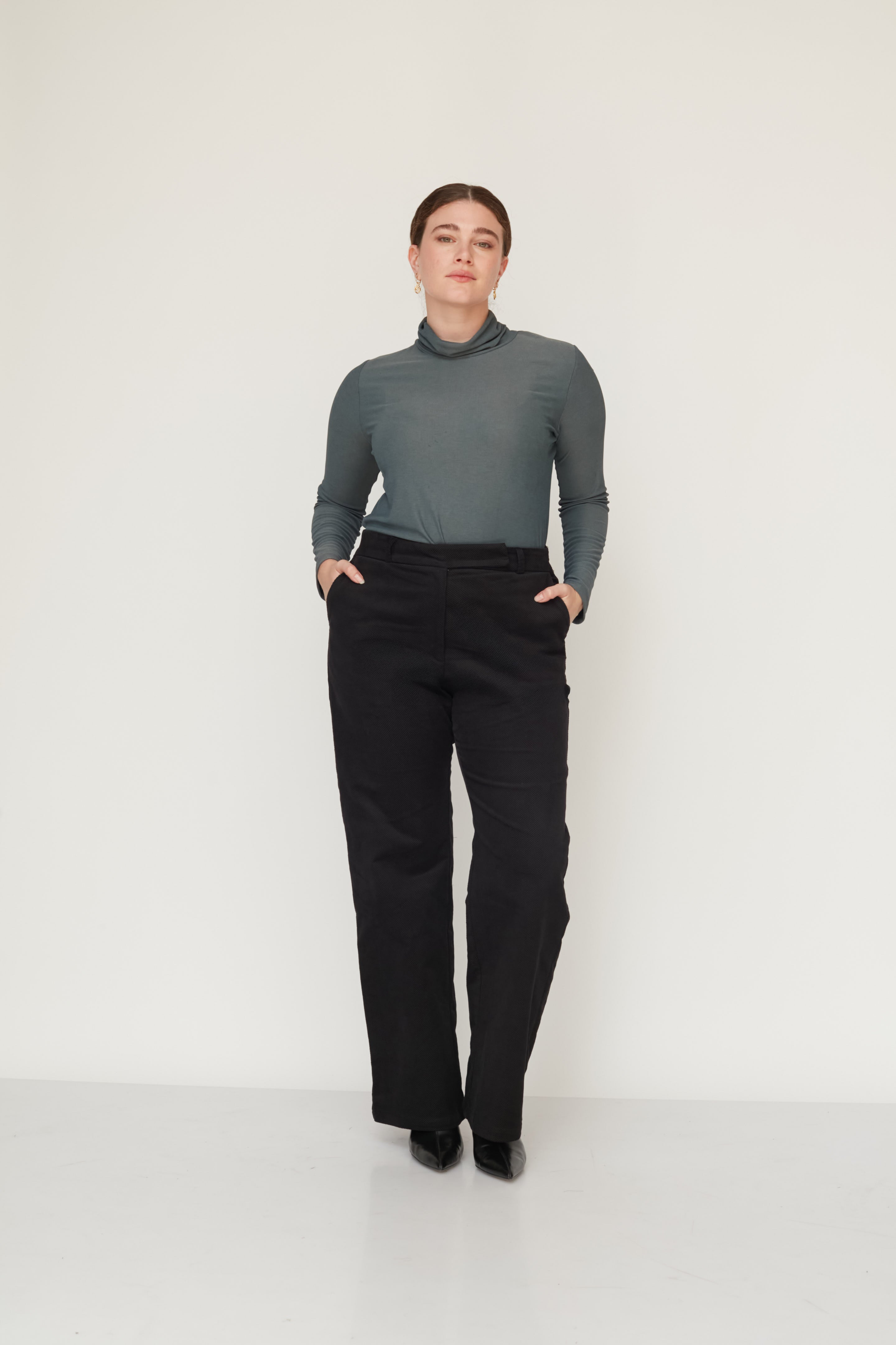 HOWL VELVET PANTS BLACK