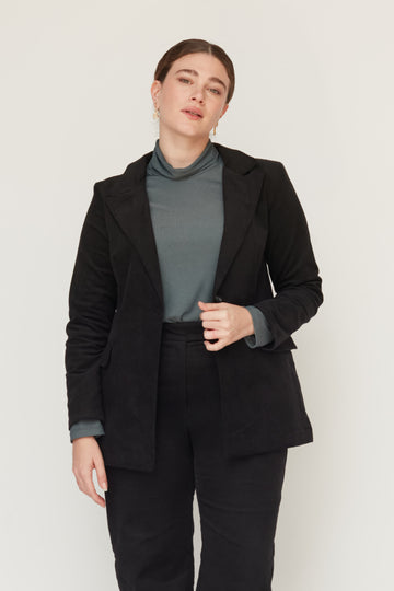 ג'קט HOWL קטיפה שחור