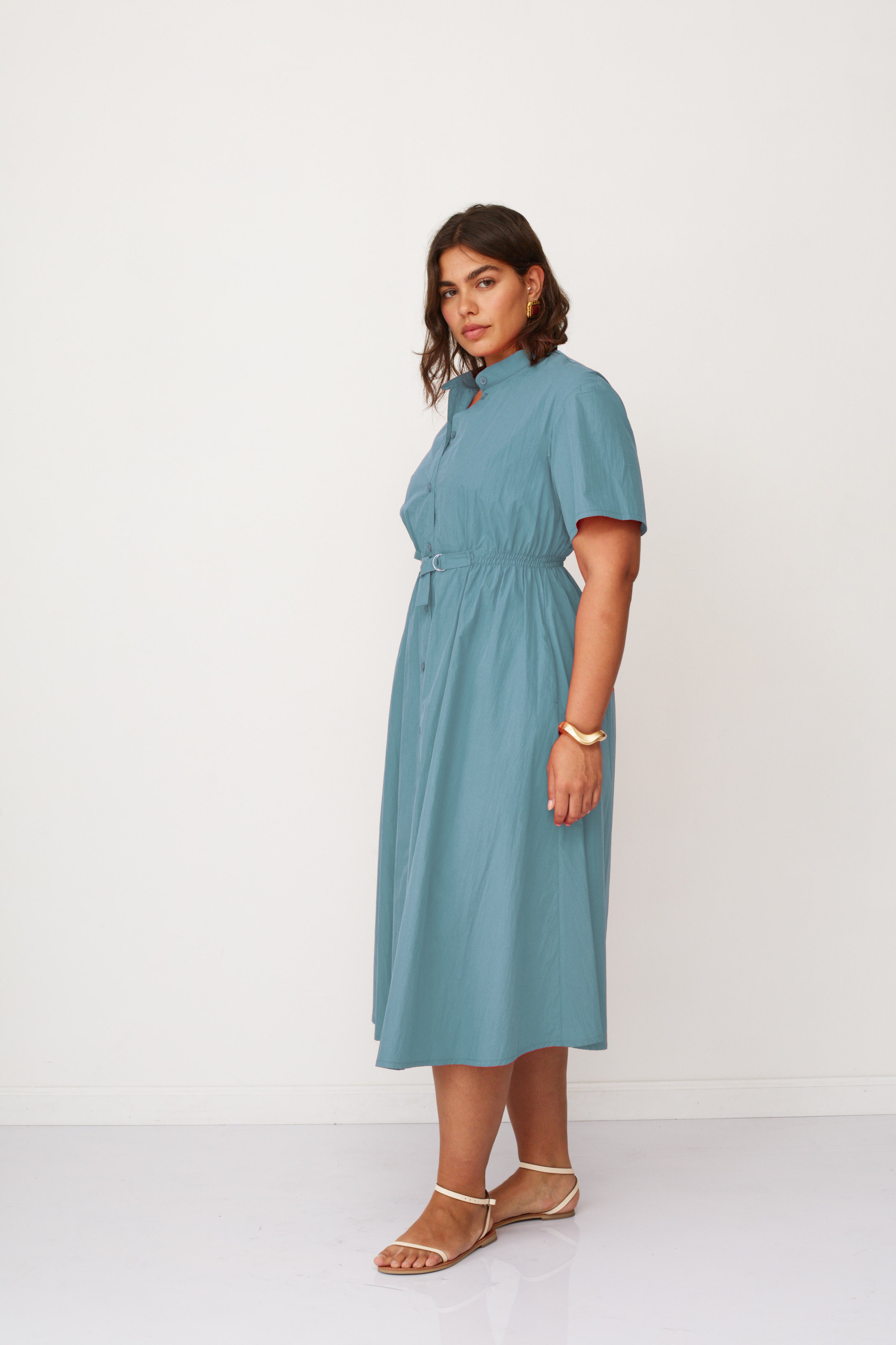 AURA DRESS BLUE