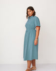 AURA DRESS BLUE