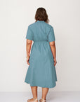 AURA DRESS BLUE