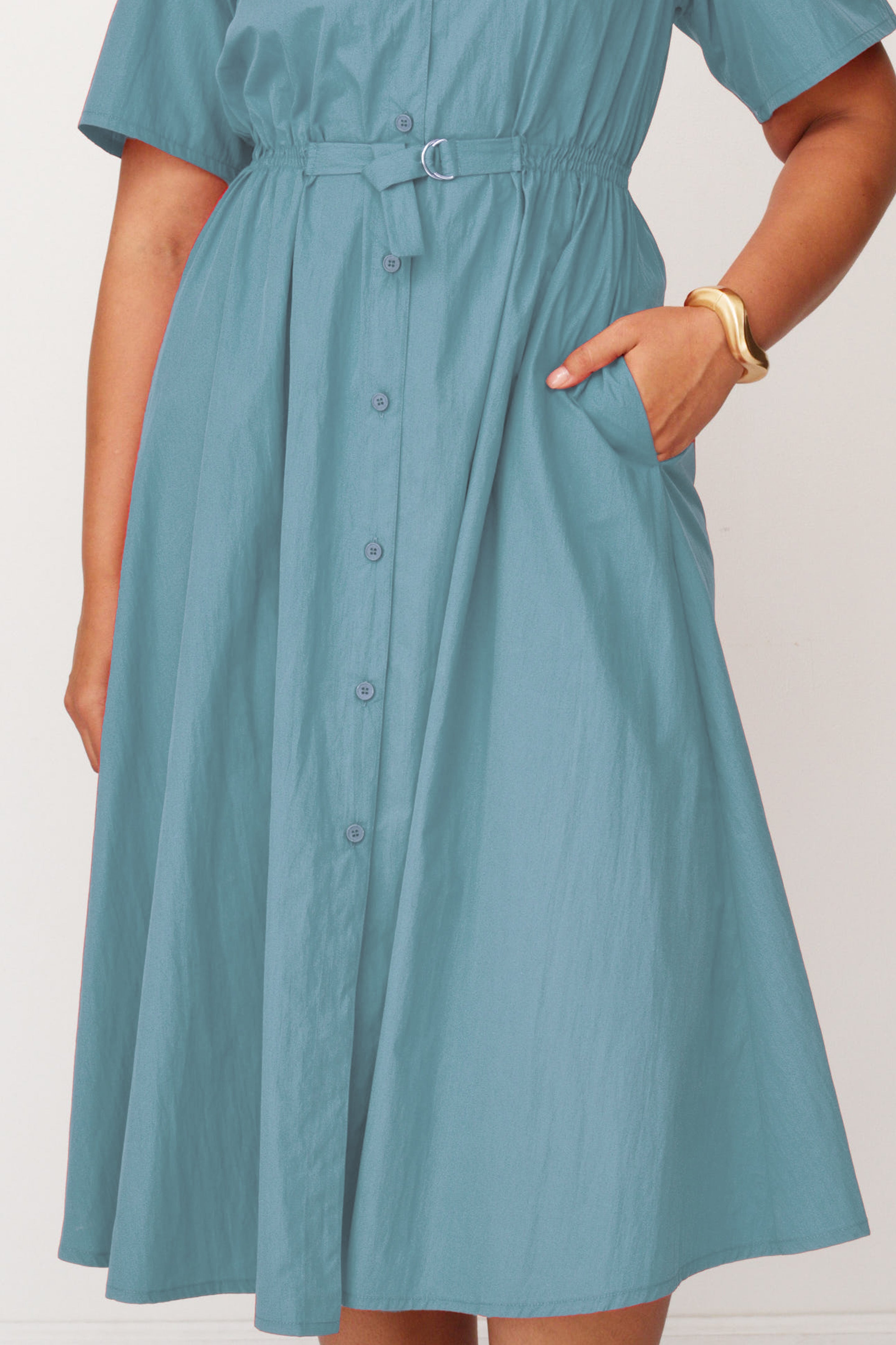 AURA DRESS BLUE
