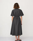 AURA DRESS DARK GRAY