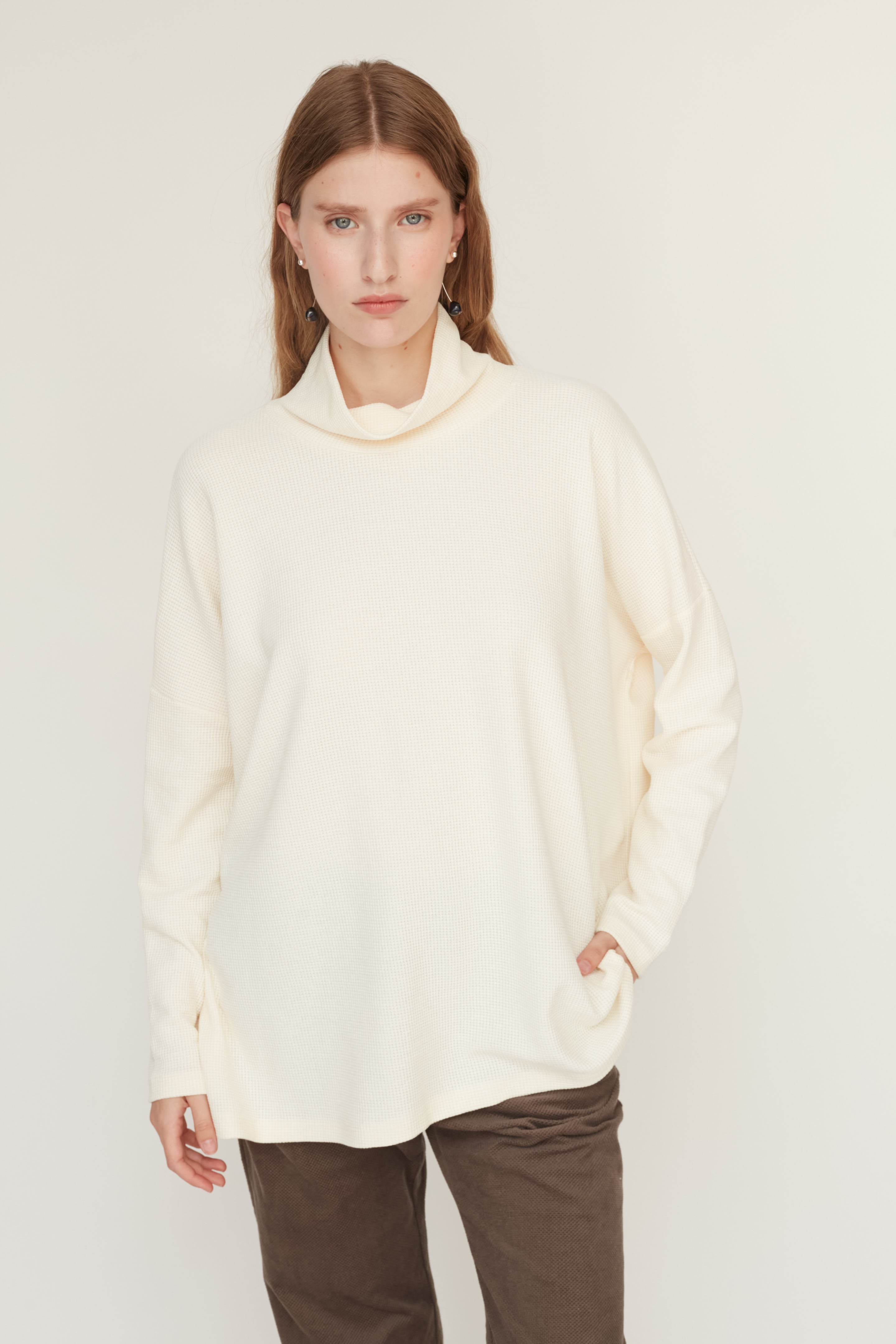 LOOSE SQ TOP CREAM
