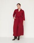 EVER JUMPSUIT BORDEAUX