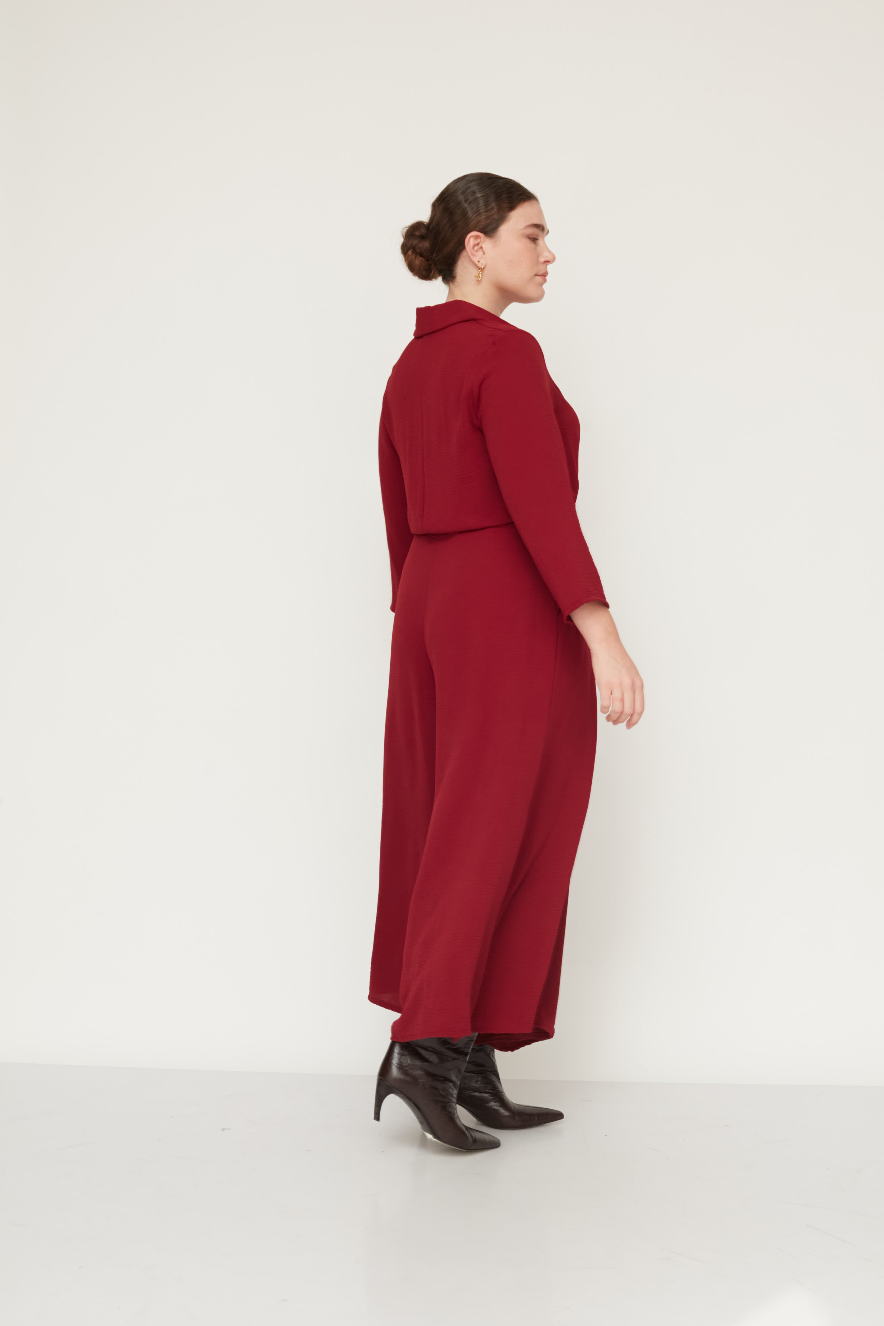 EVER JUMPSUIT BORDEAUX