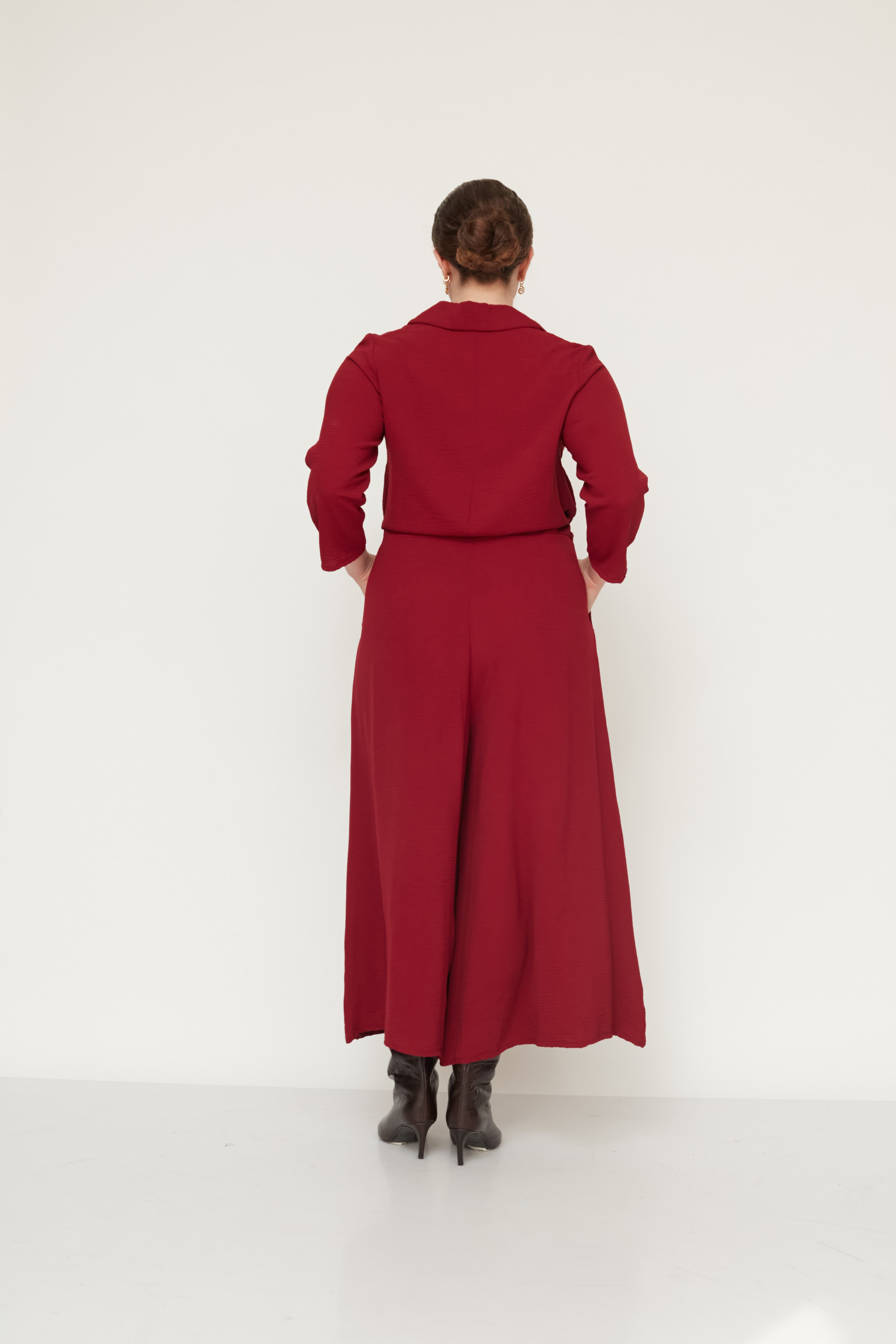 EVER JUMPSUIT BORDEAUX