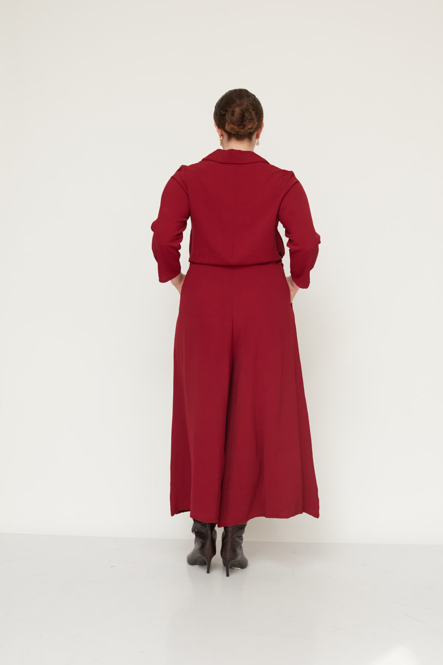 EVER JUMPSUIT BORDEAUX