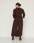 EVER JUMPSUIT DARK BROWN