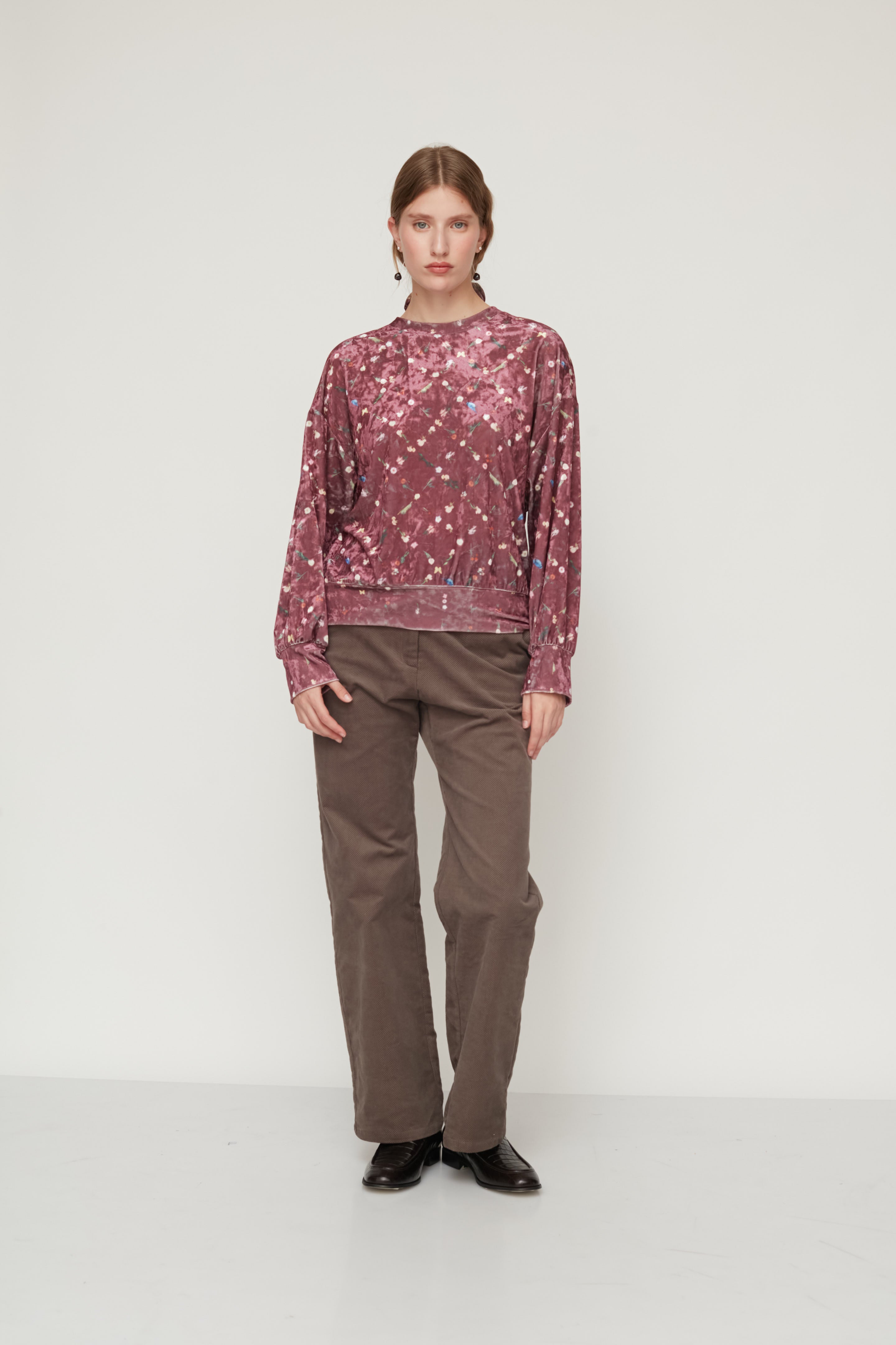 GREATS SWEATSHIRT BORDEAUX