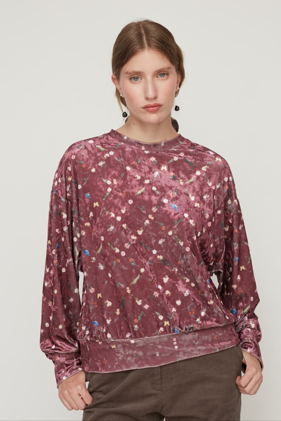 GREATS SWEATSHIRT BORDEAUX