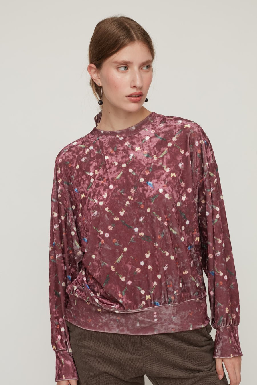 GREATS SWEATSHIRT BORDEAUX